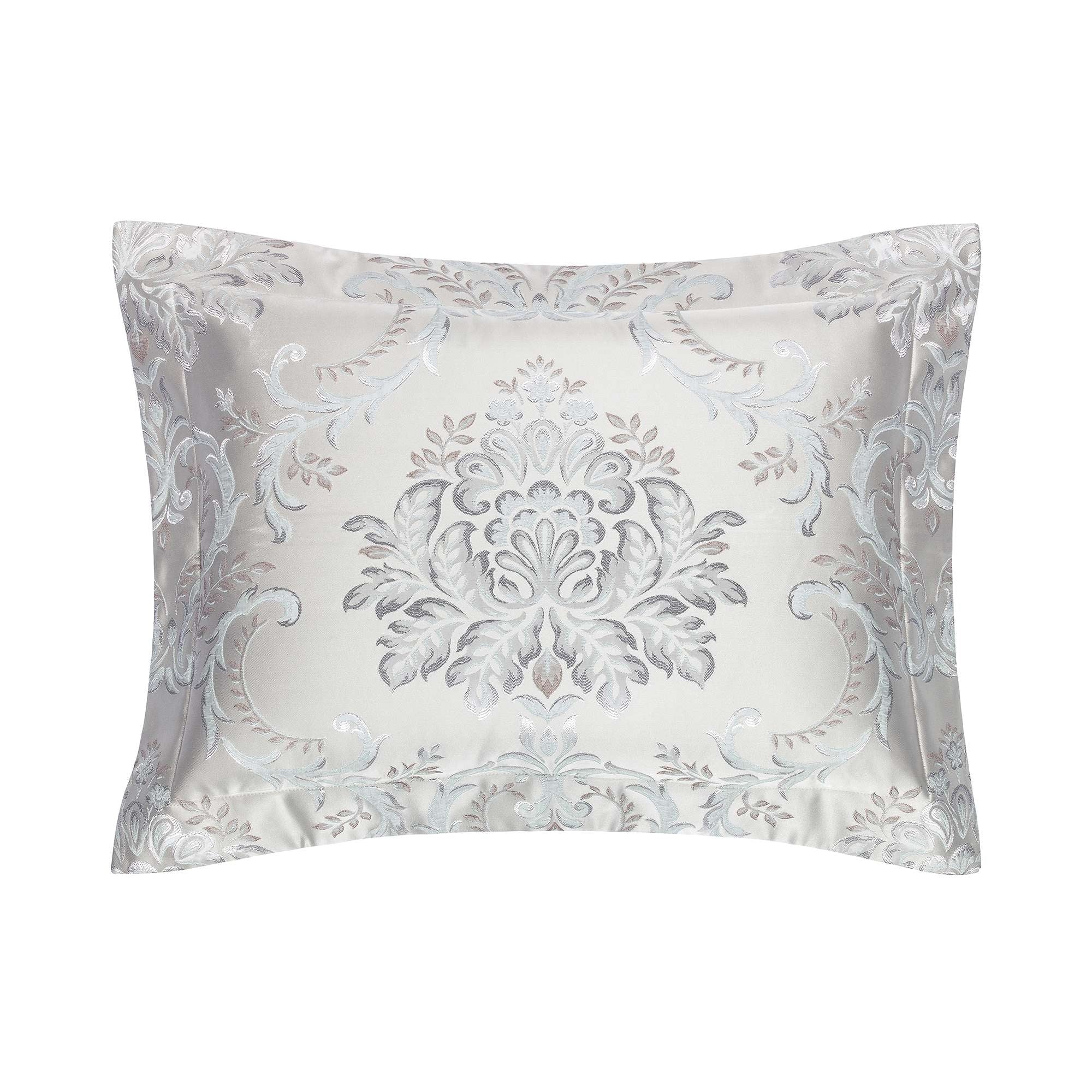 Decorative Pillowcase - Edelweiss | Silver/Light Gray/Pale Blue | 20" x 28" - Image 3