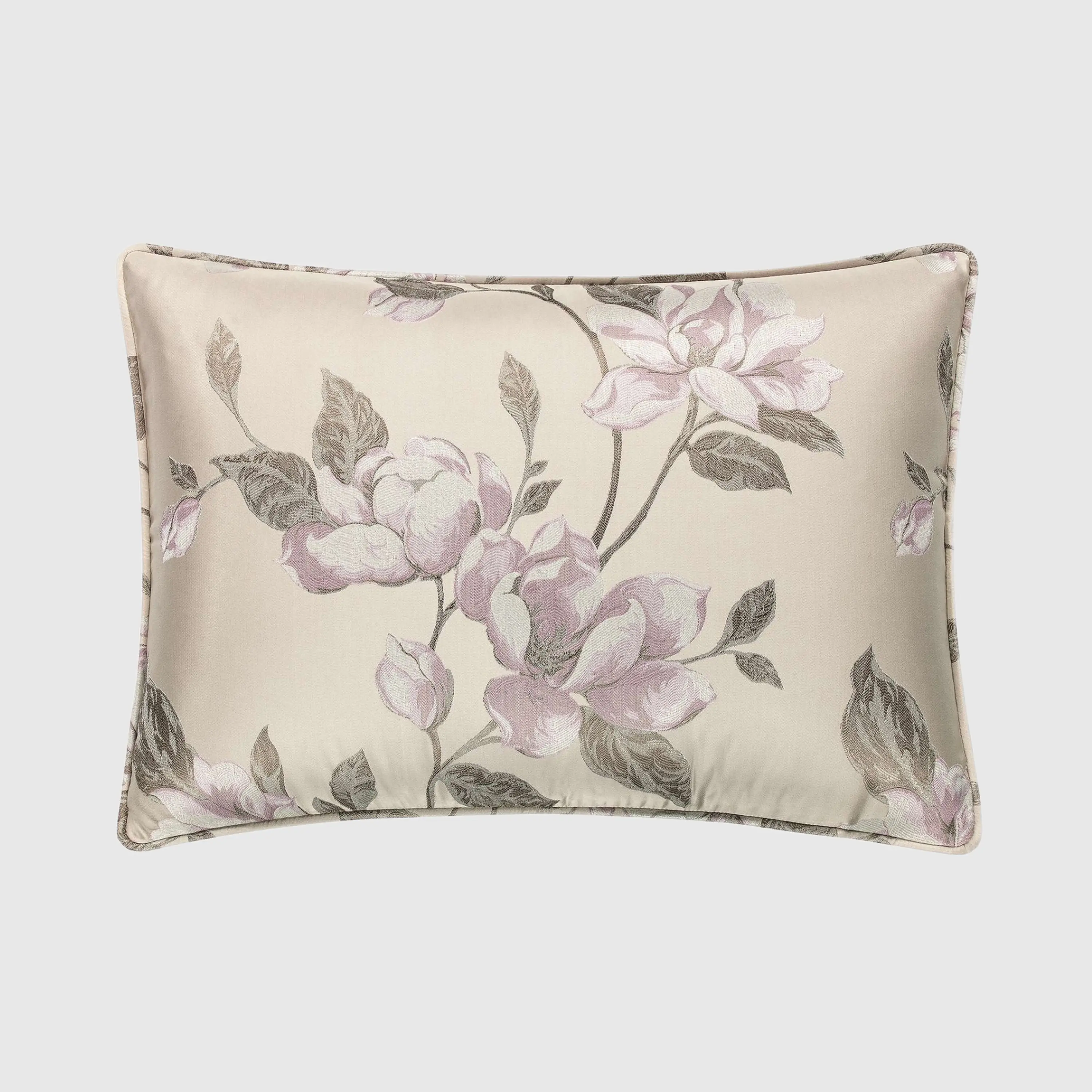 Decorative Pillowcase - Milena | Golden/Beige/Lilac | 16" x 16" - Image 2
