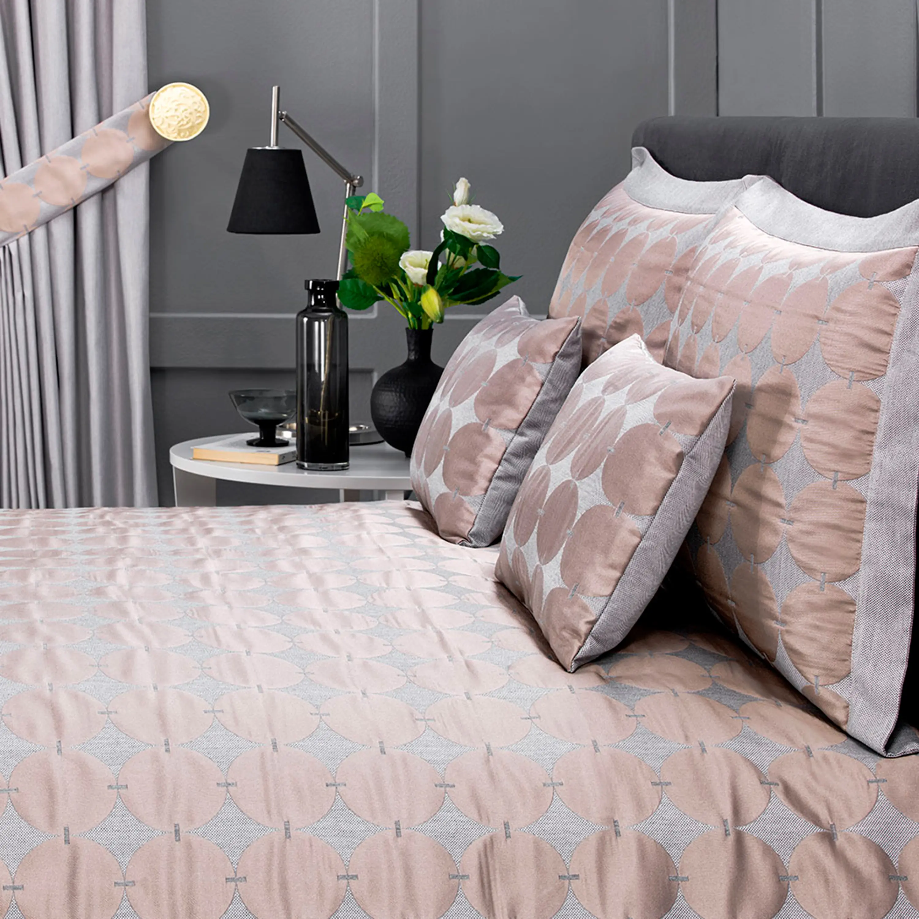 Decorative Pillowcase - Orlando | Dark Gray/Brown | 12" x 18" - Image 3