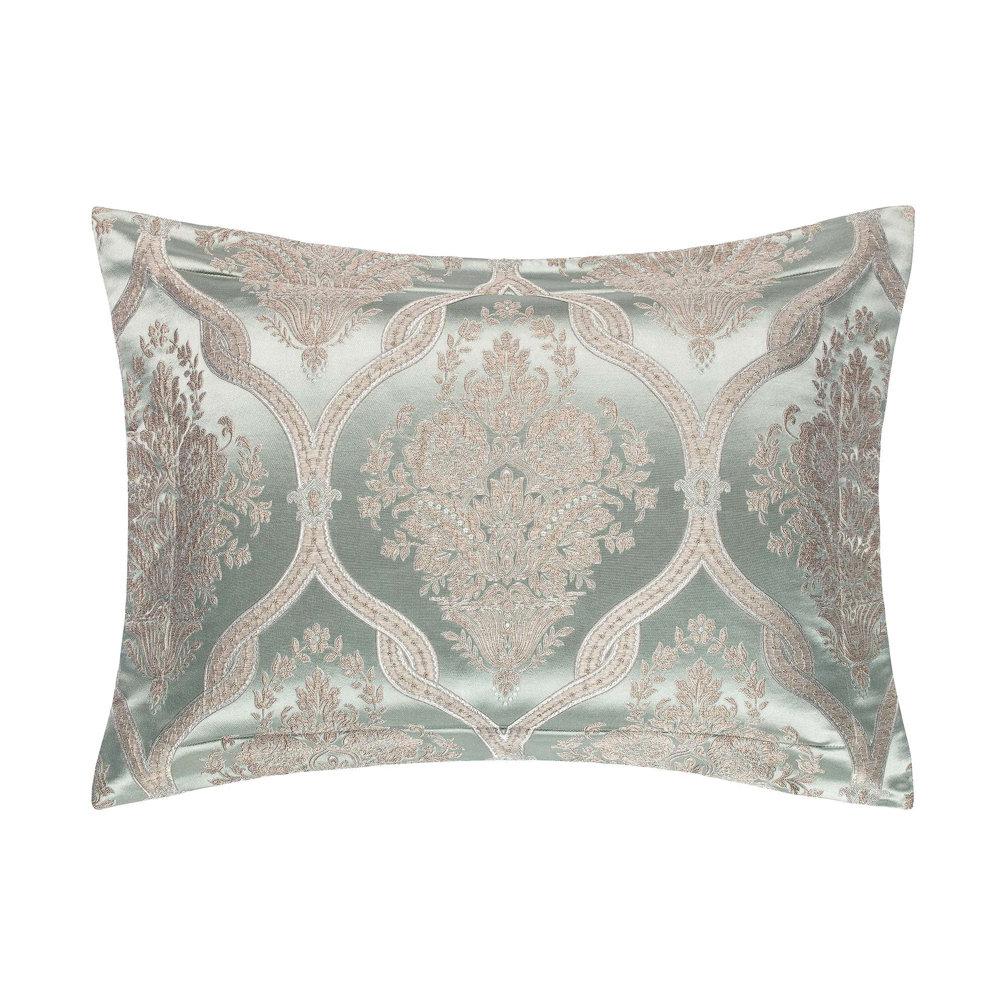 Decorative Pillowcase - Versailles | Jade/Pink Beige | 20" x 28" - Image 3