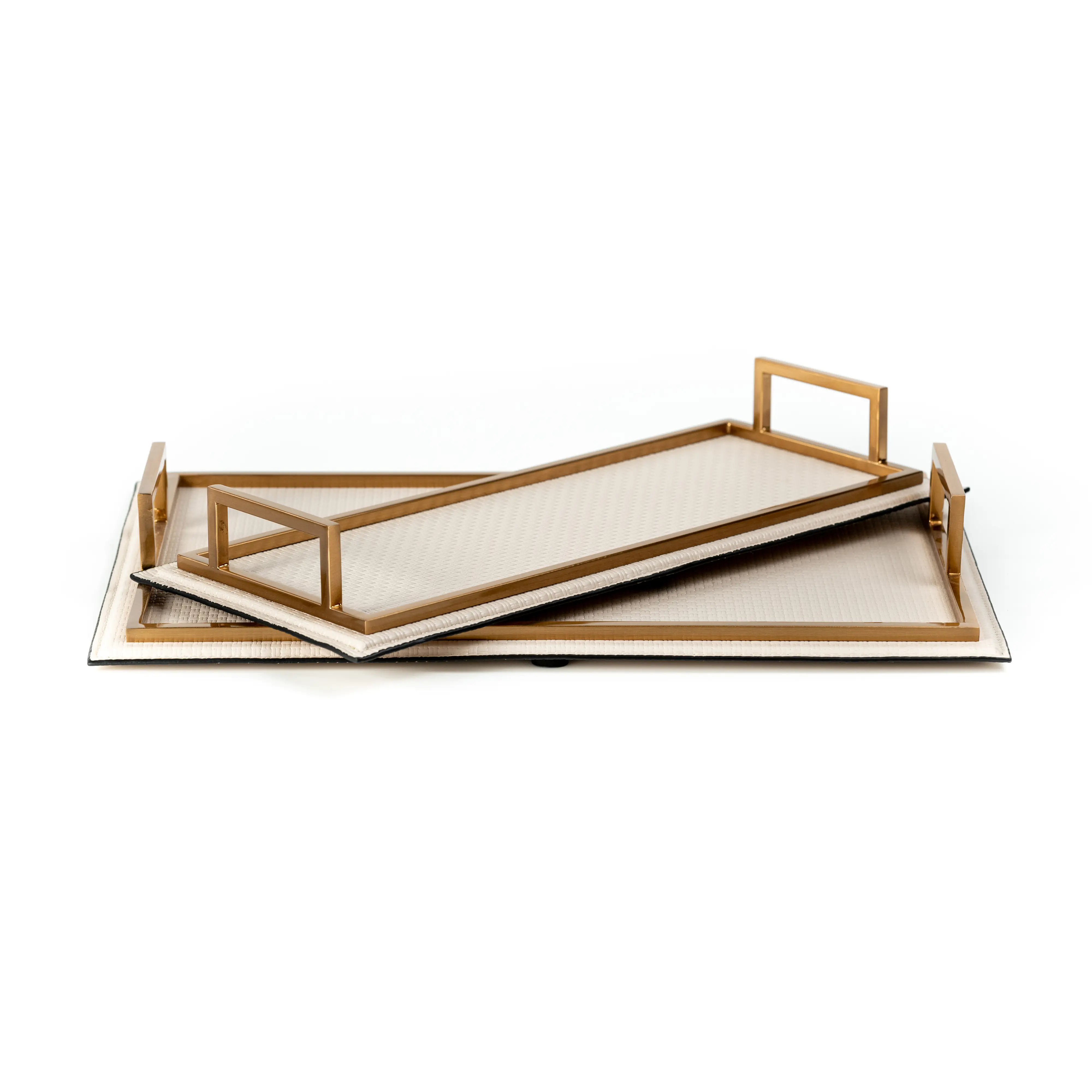 Decorative Tray - Tetra | Beige | 16" x 7" - Image 3