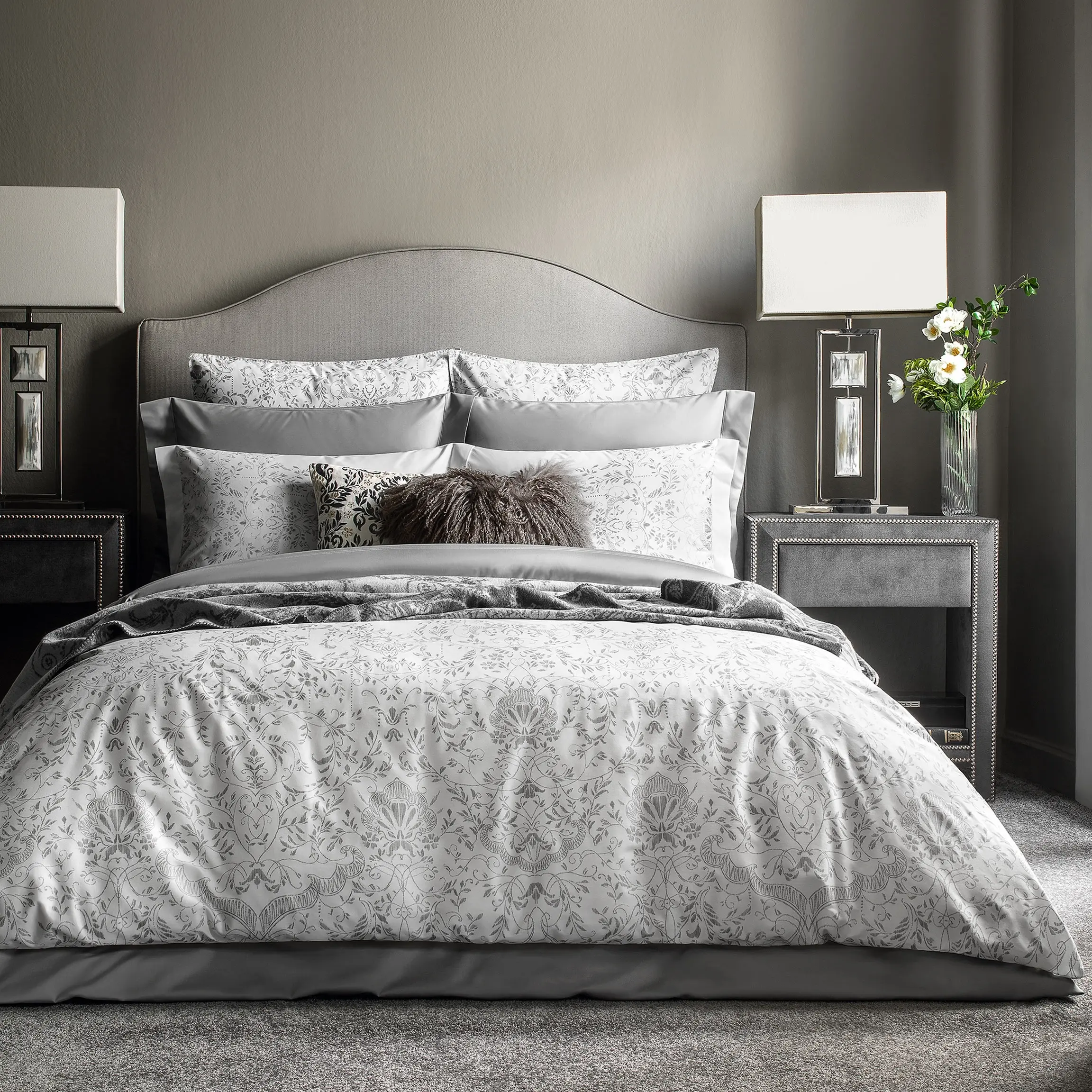 Duvet Cover - Amaris | Grey | King