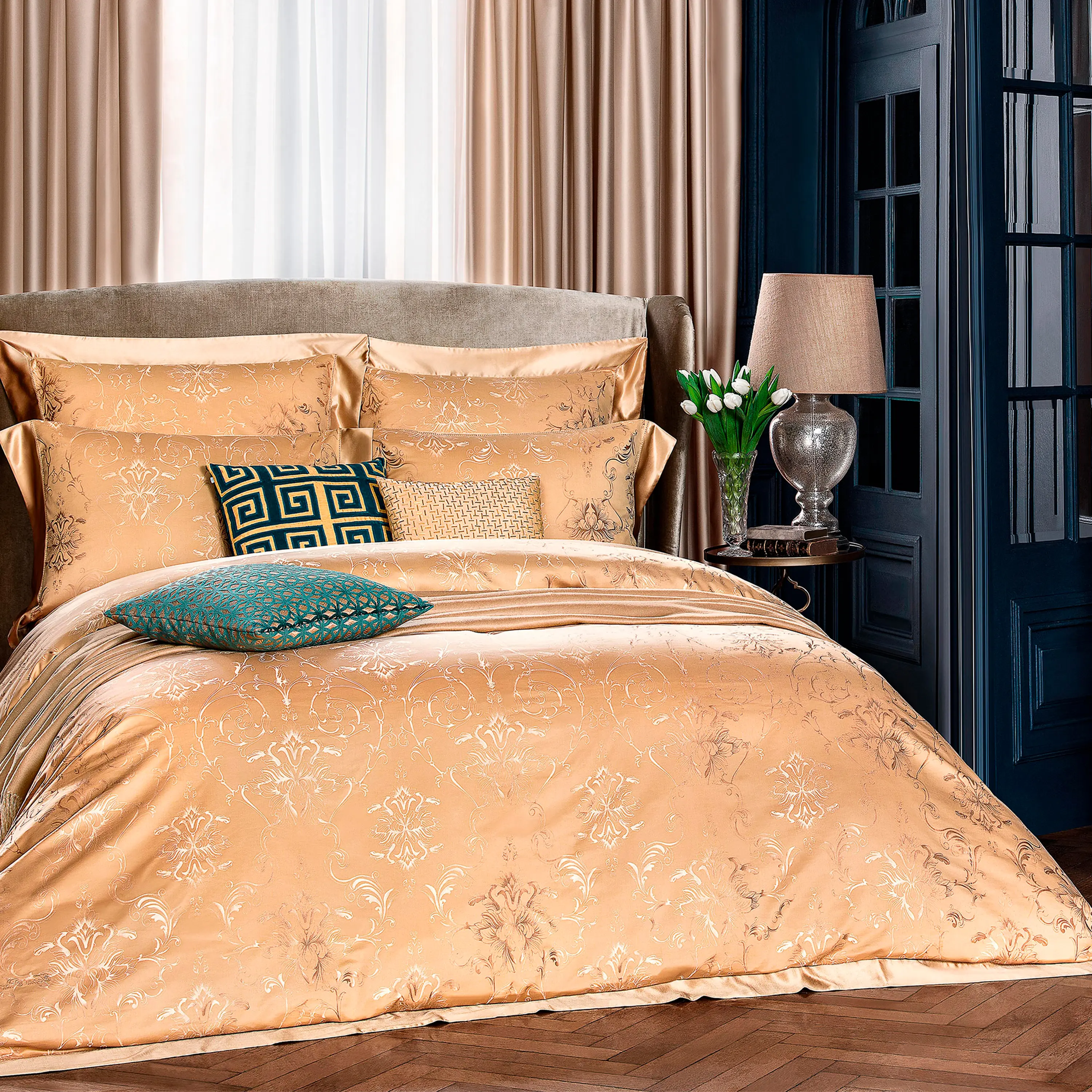 Duvet Cover - Baroque | Golden | Queen