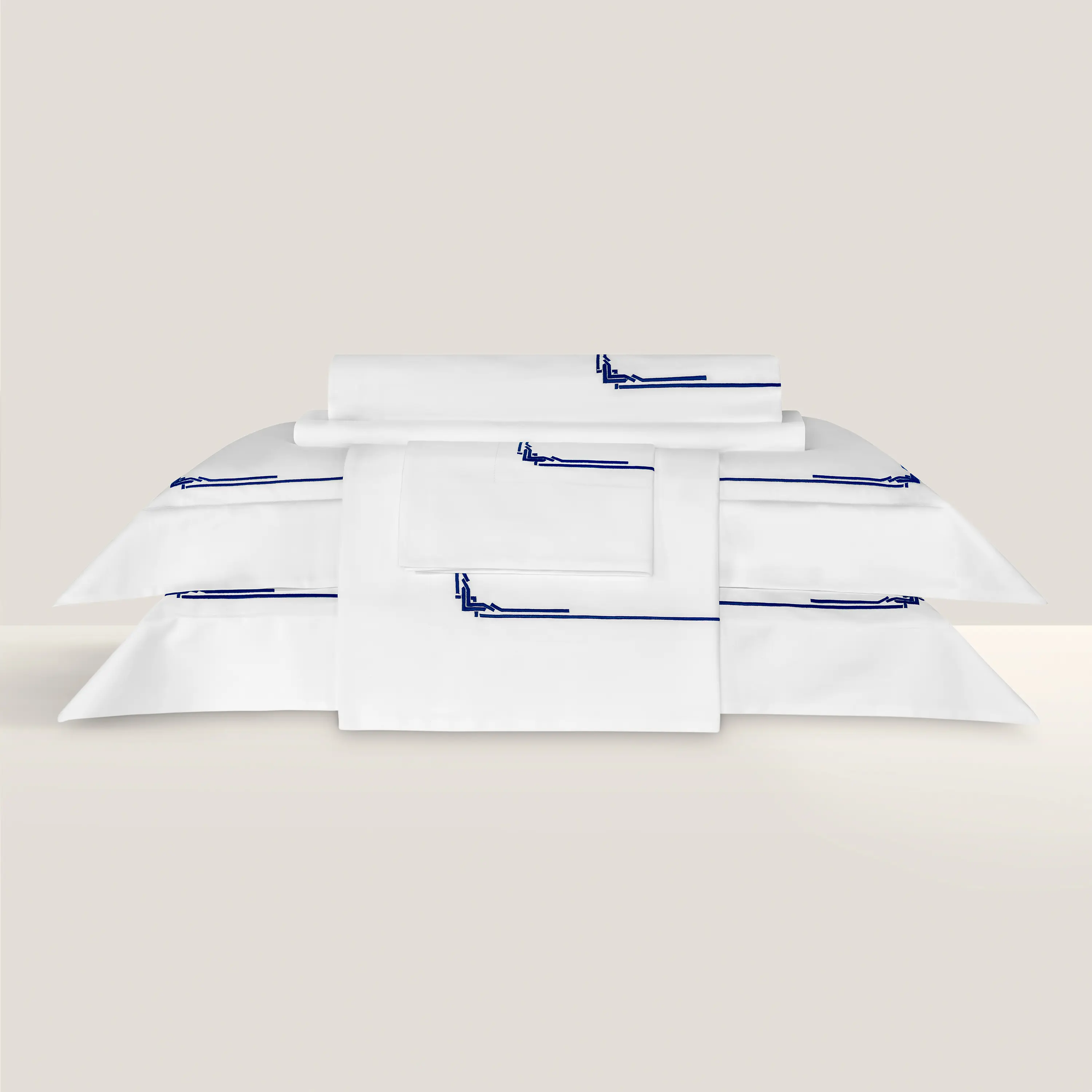 Duvet Cover - Jasper | White/Blue | Full - Image 5