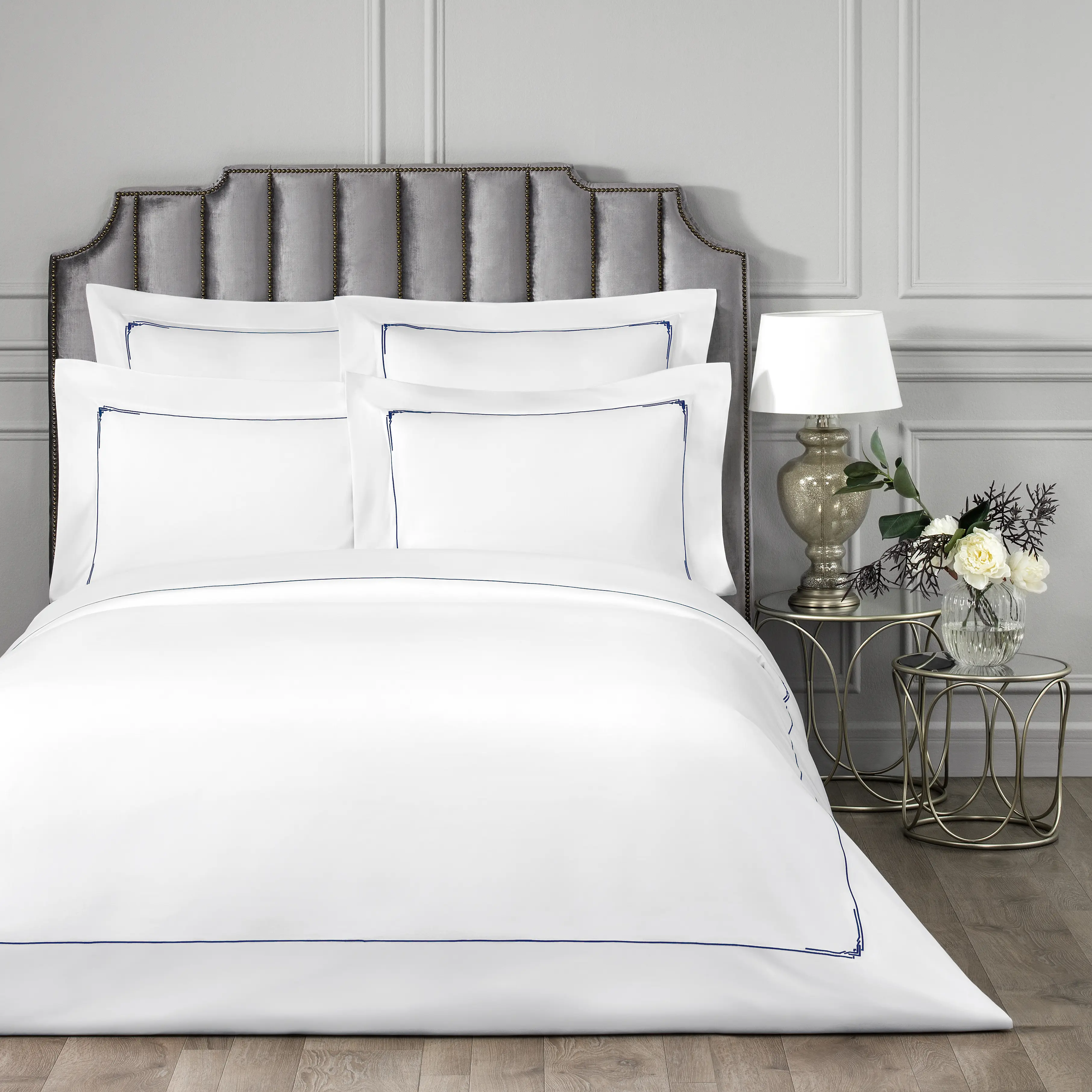 Duvet Cover - Jasper | White/Blue | King