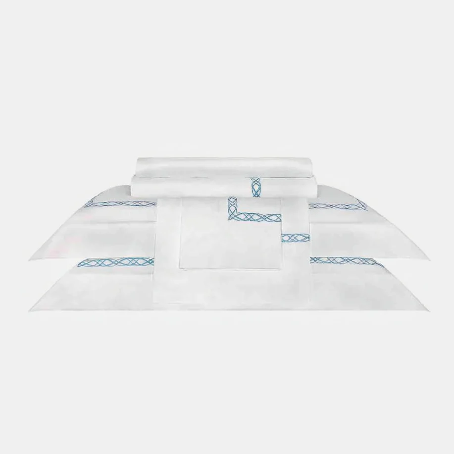 Duvet Cover - Mia | White/Blue | King