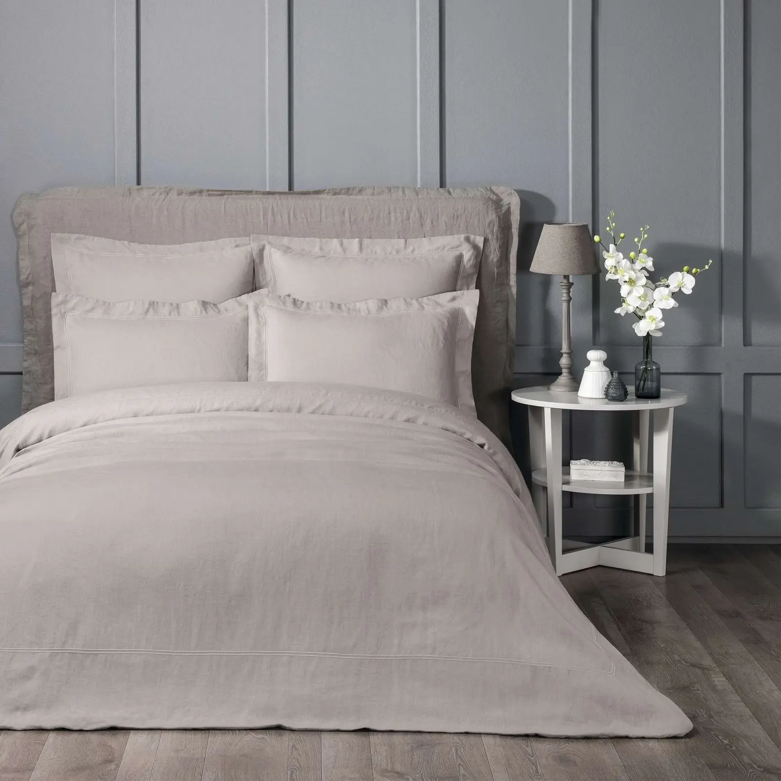 Duvet Cover - Organic | Natural Gray/Beige | Full