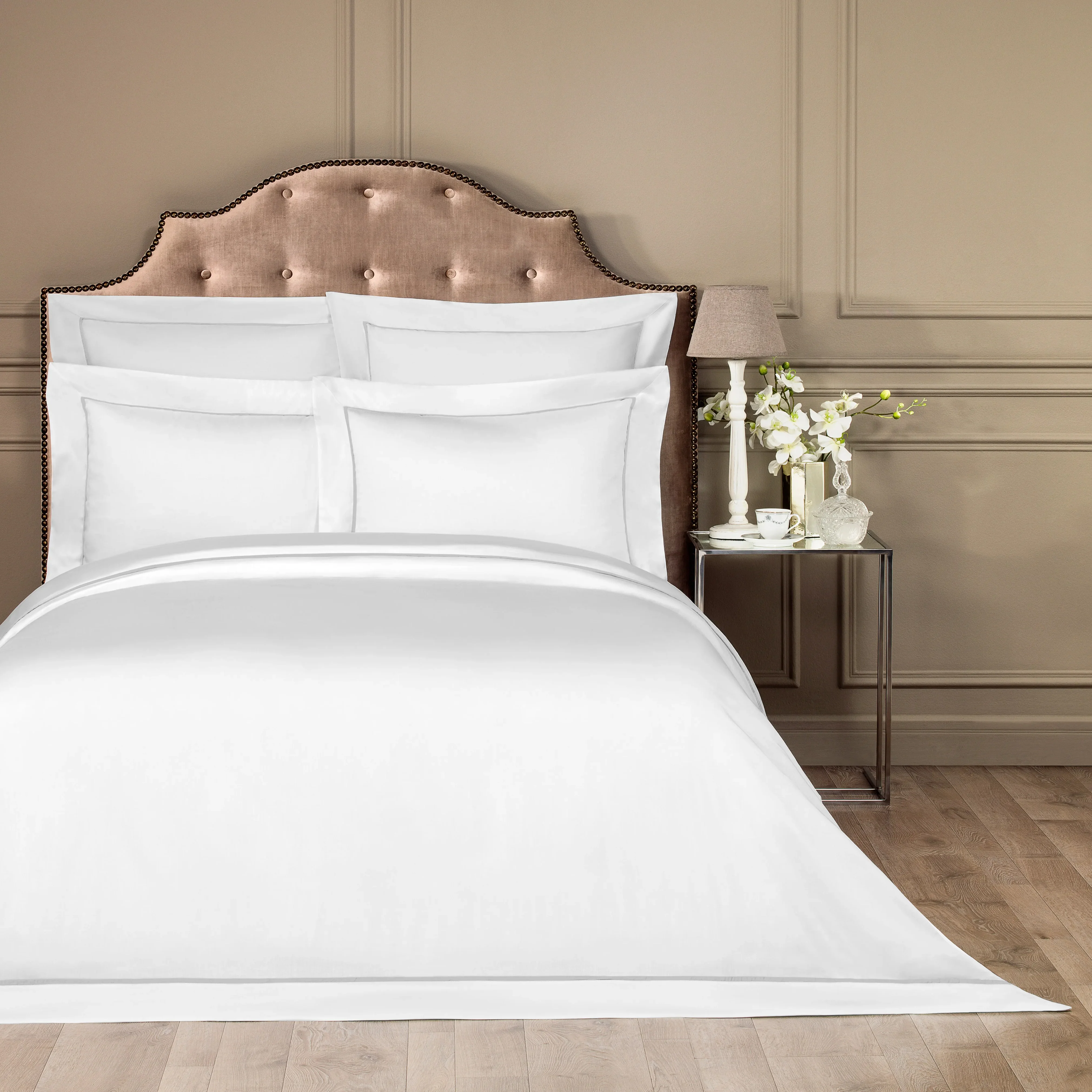 Duvet Cover - Plaza | Grey/White | King - Image 4