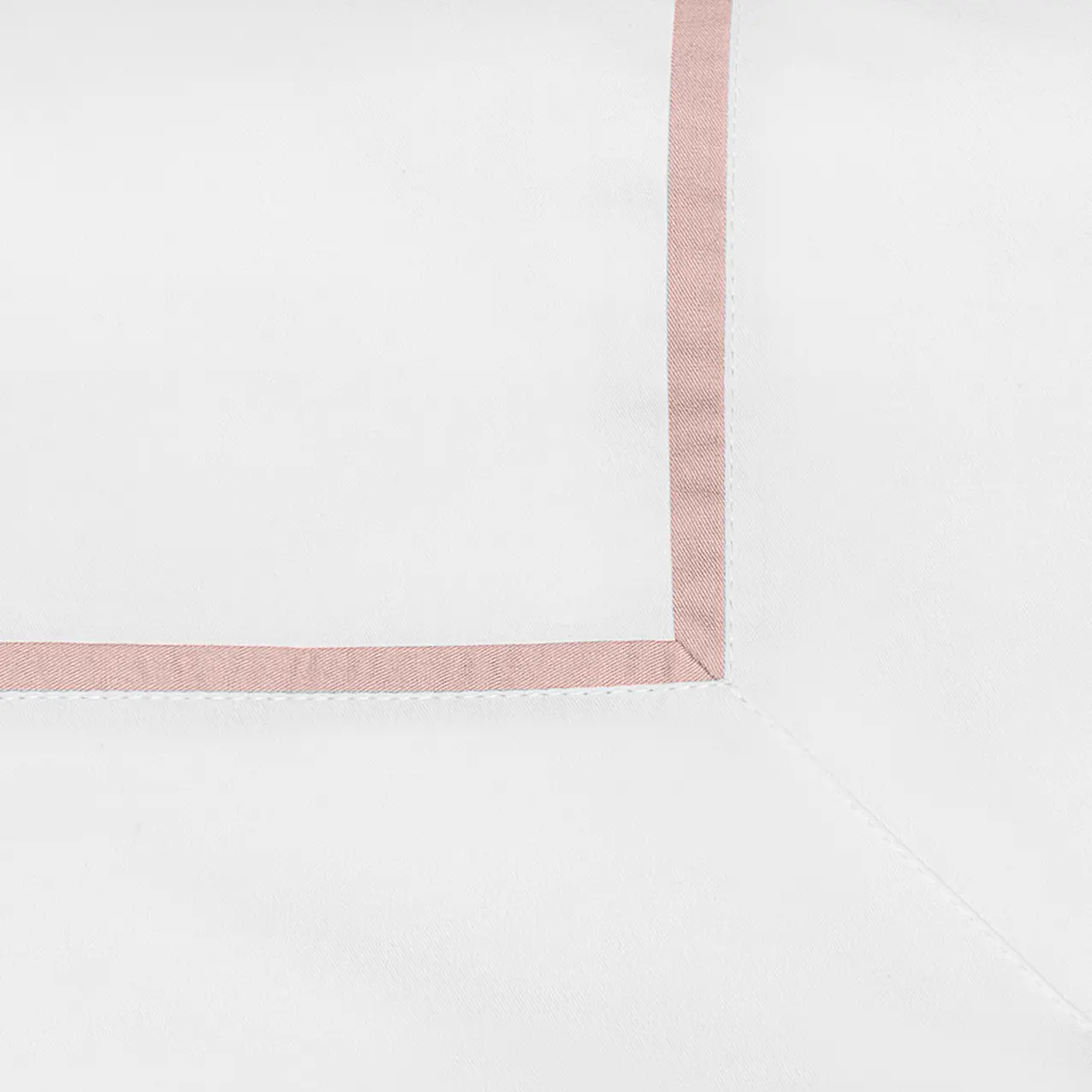 Duvet Cover - Plaza | White/Pink | Single