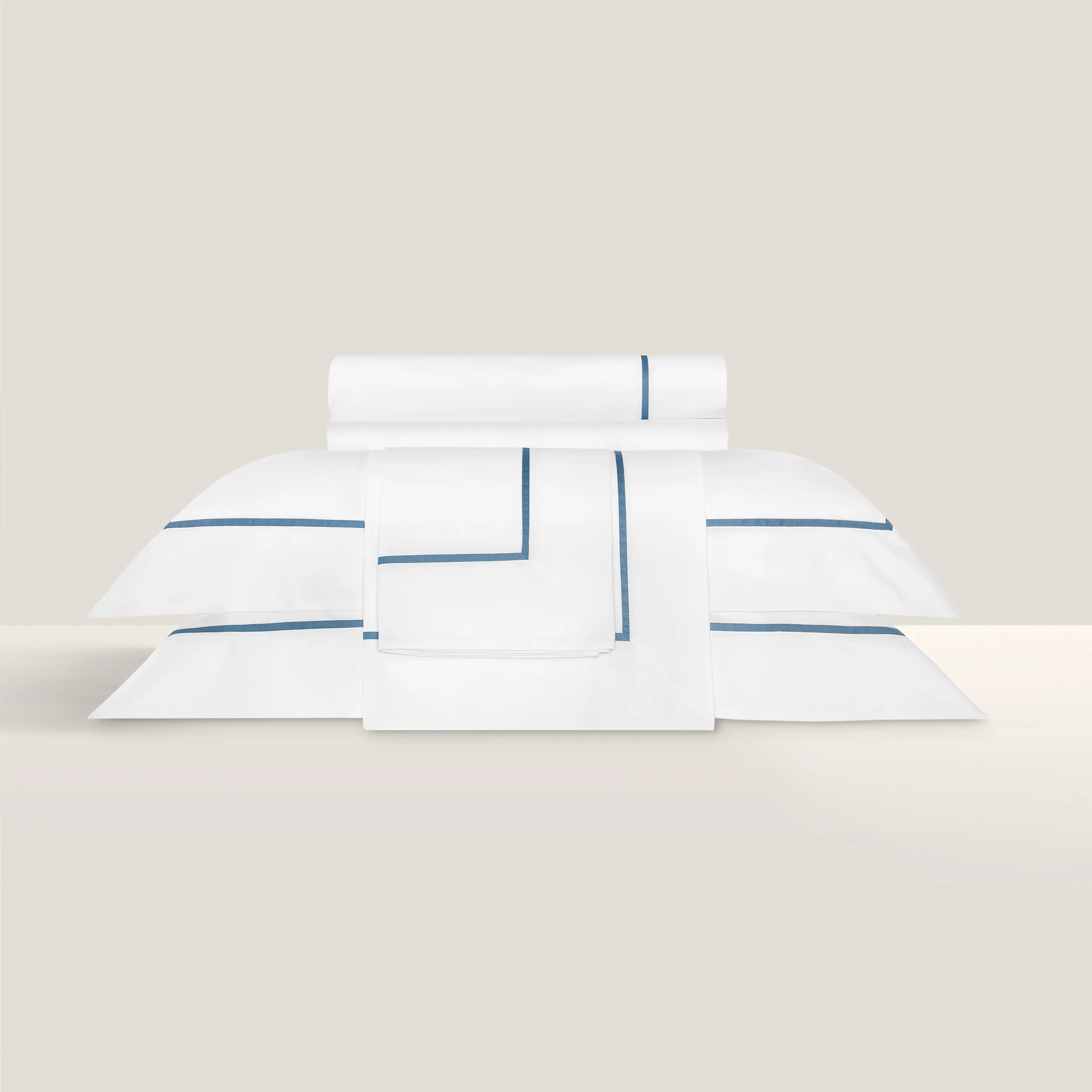 Duvet Cover - Plaza | White/Turquoise | King - Image 3