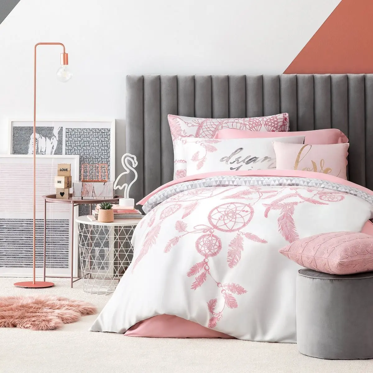 Duvet Cover - Rene | Pink | Full - Image 2