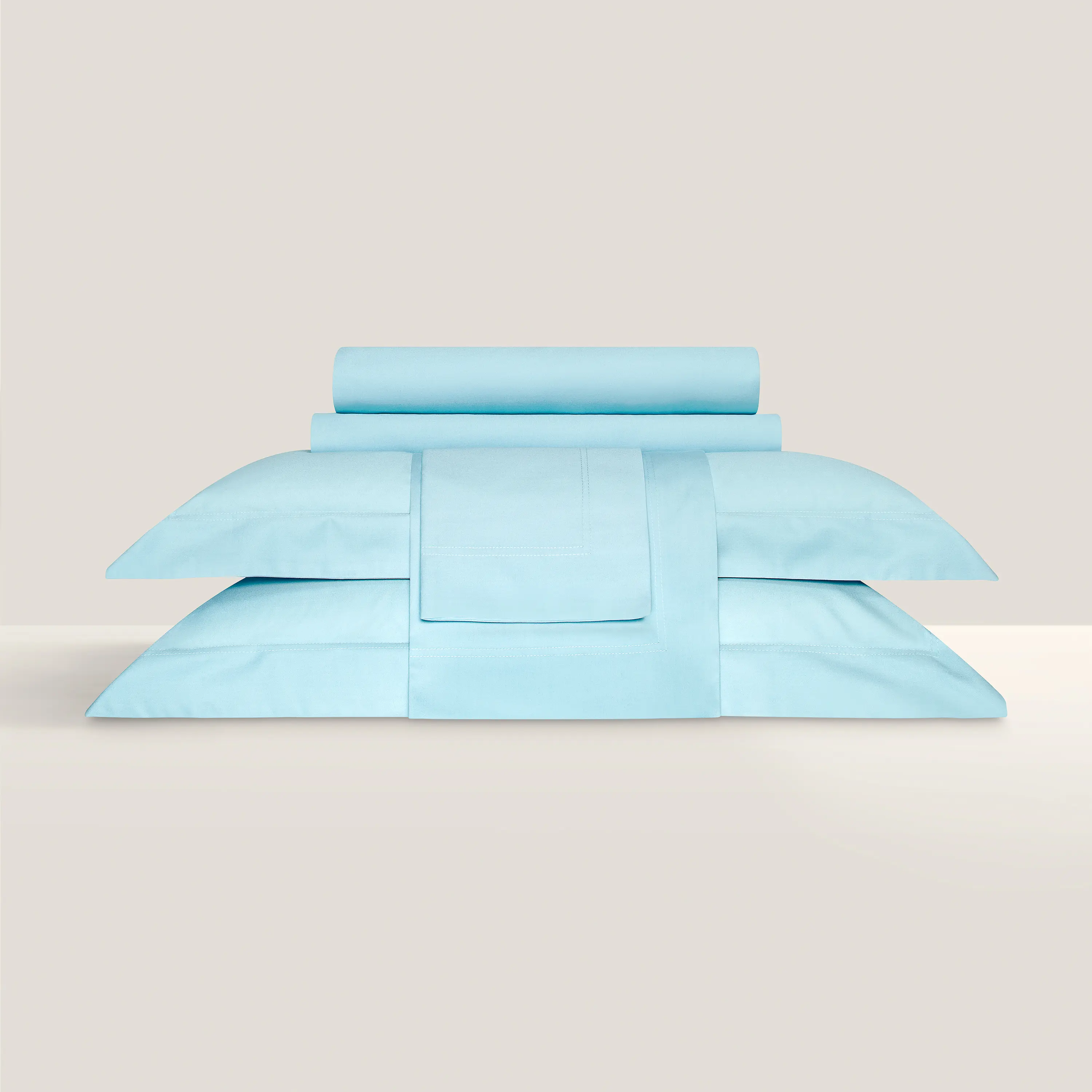 Duvet Cover - Royal | Light Blue | Super King - Image 5