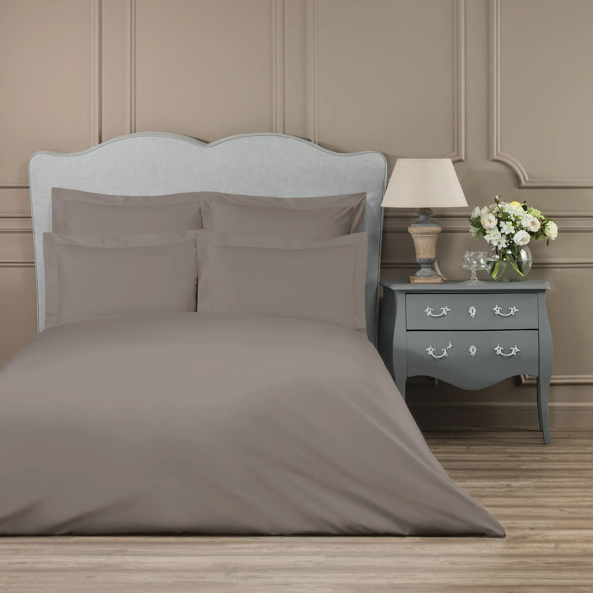 Duvet Cover - Royal | Taupe | Super King