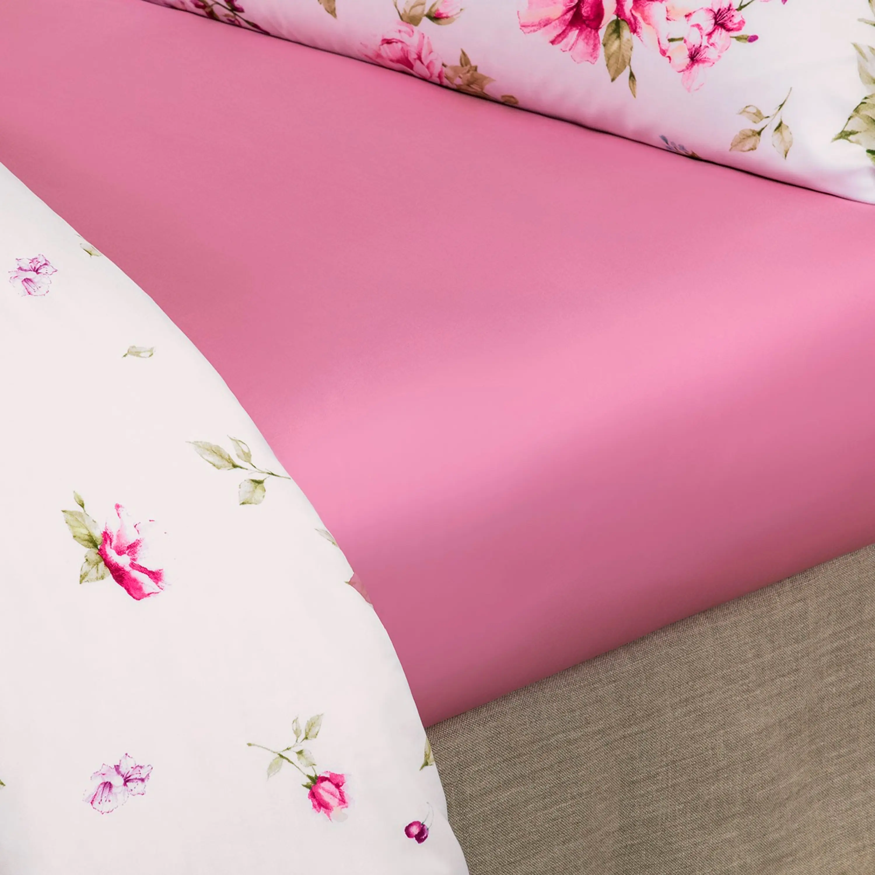 Fitted Sheet - Alba | Pink | King