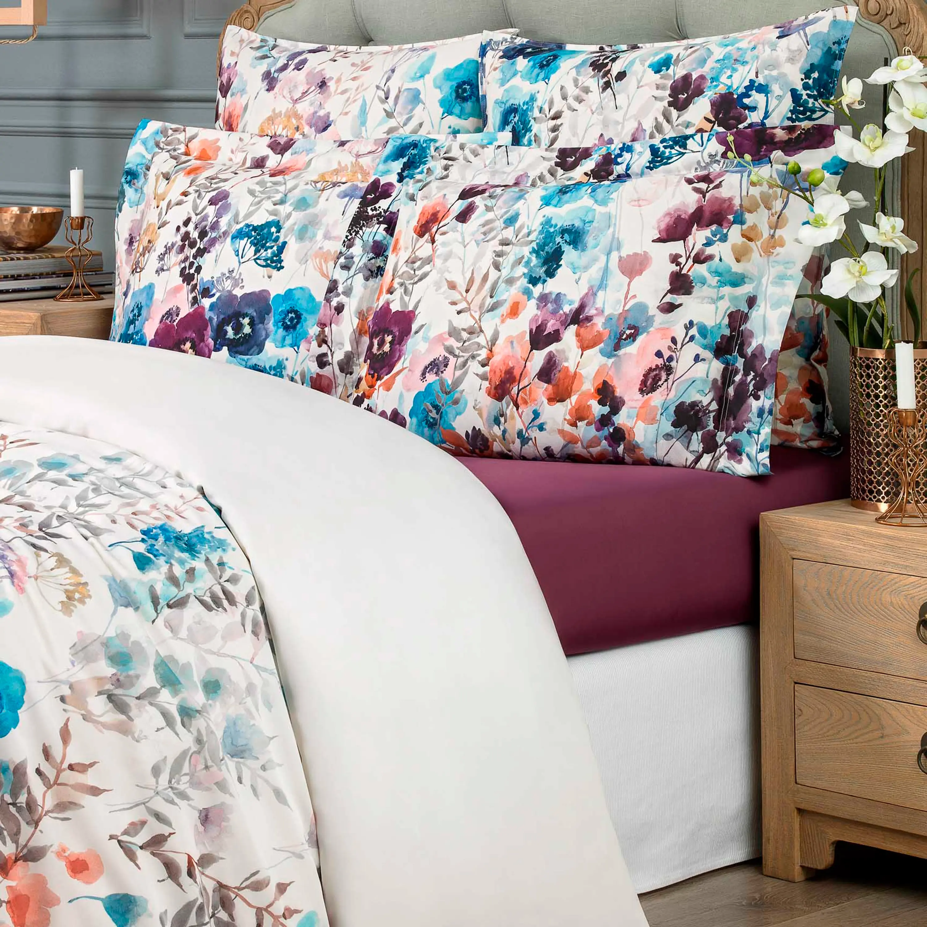 Fitted Sheet - Annabel | Violet | Full - Image 4