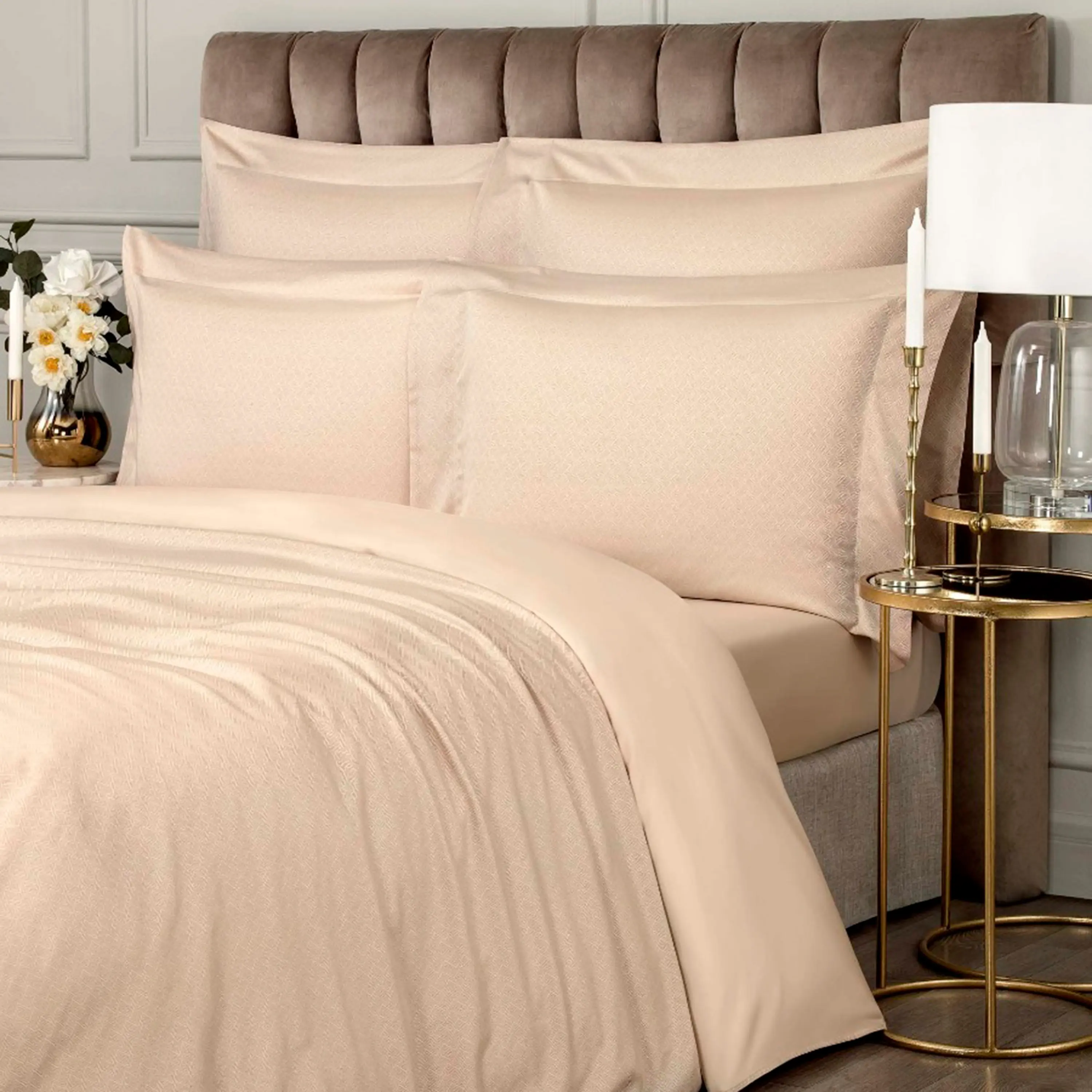 Fitted Sheet - Giotto | Beige | Super King - Image 2