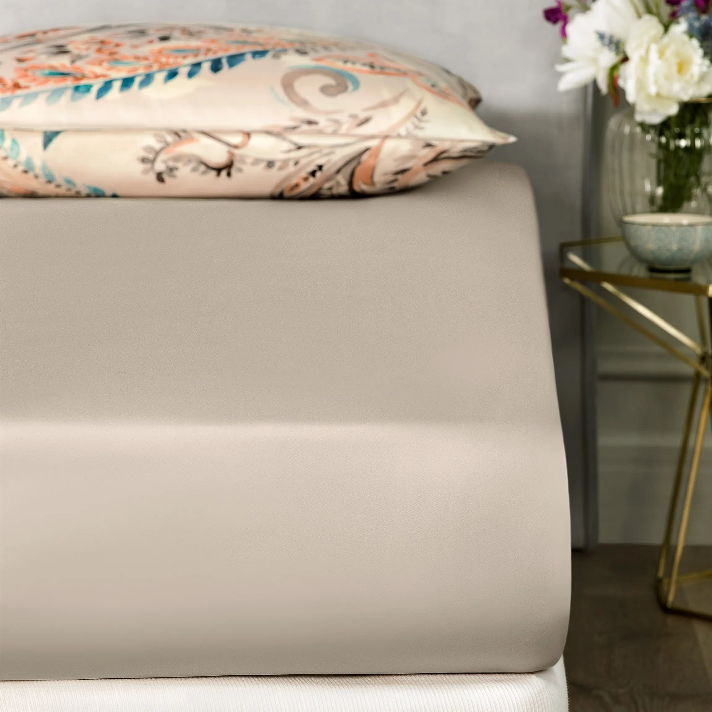 Flat Sheet - Adagio | Beige | Queen