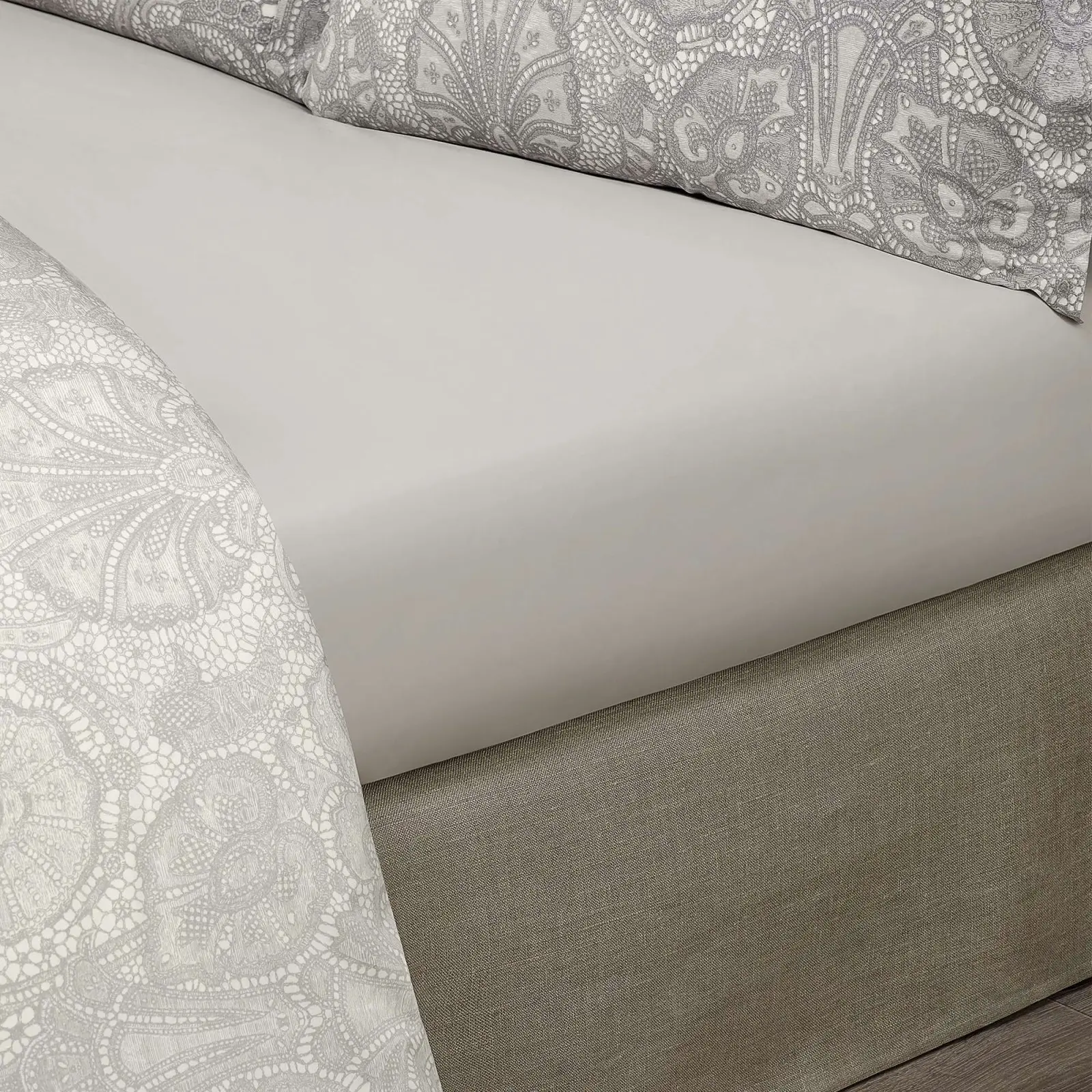 Flat Sheet - Adel | Grey | Twin