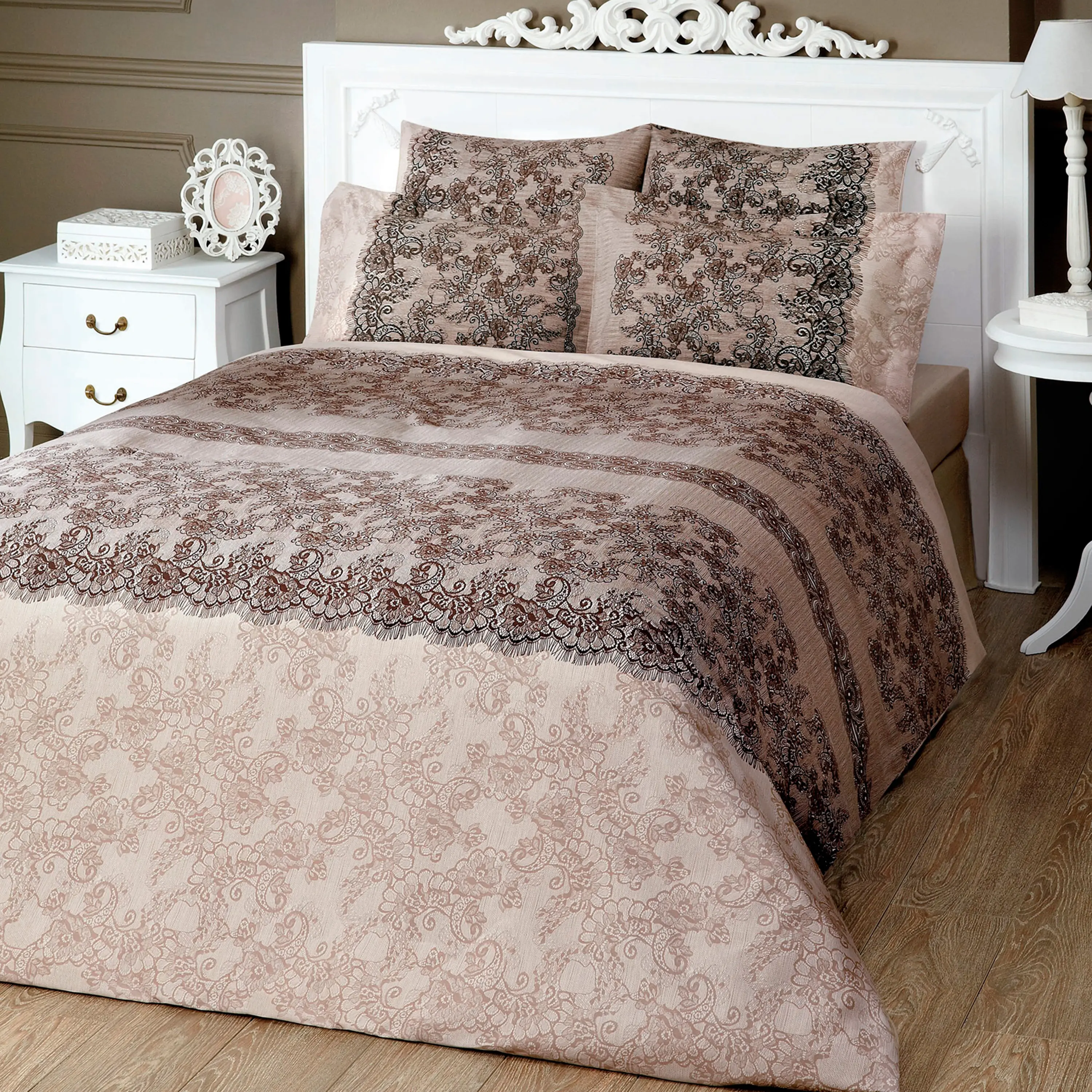 Flat Sheet - Ajur | Beige | Queen - Image 3