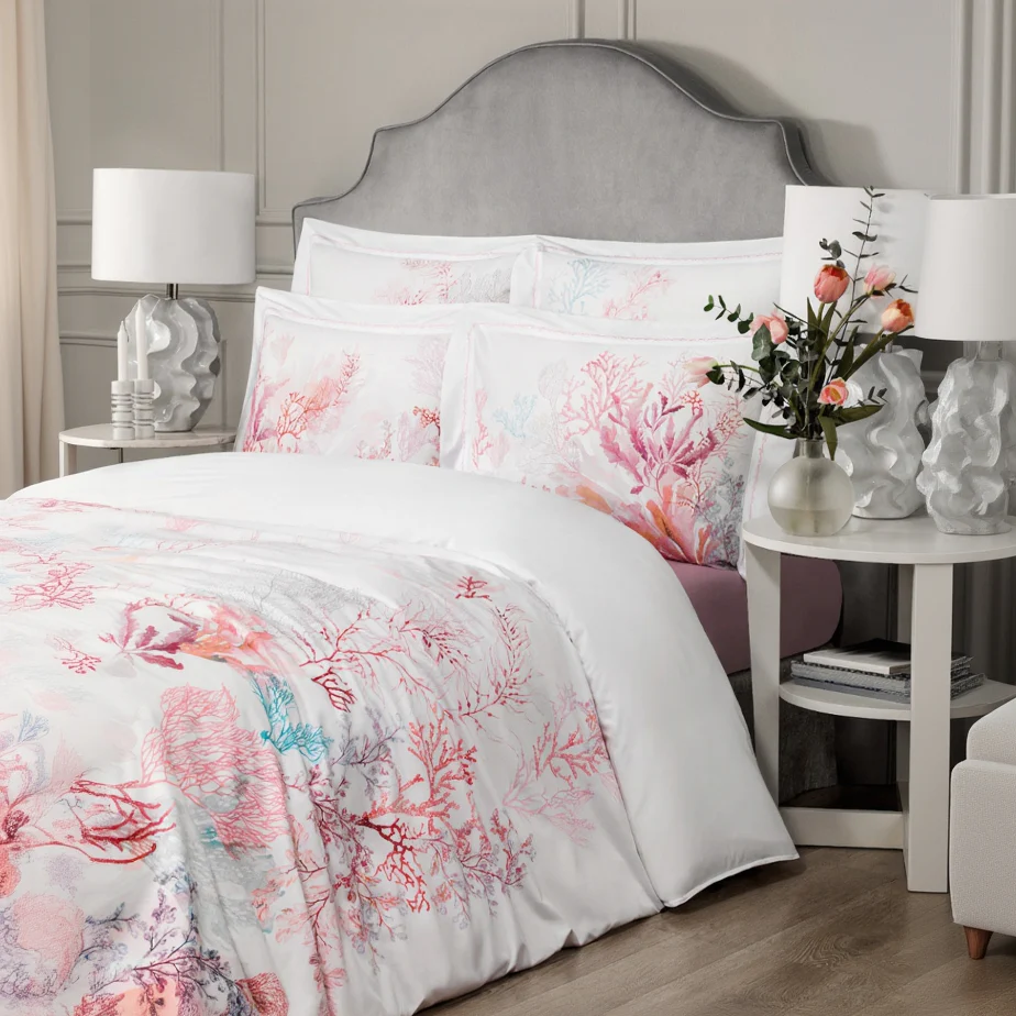 Flat Sheet - Aquarius | Pink Antique | Queen