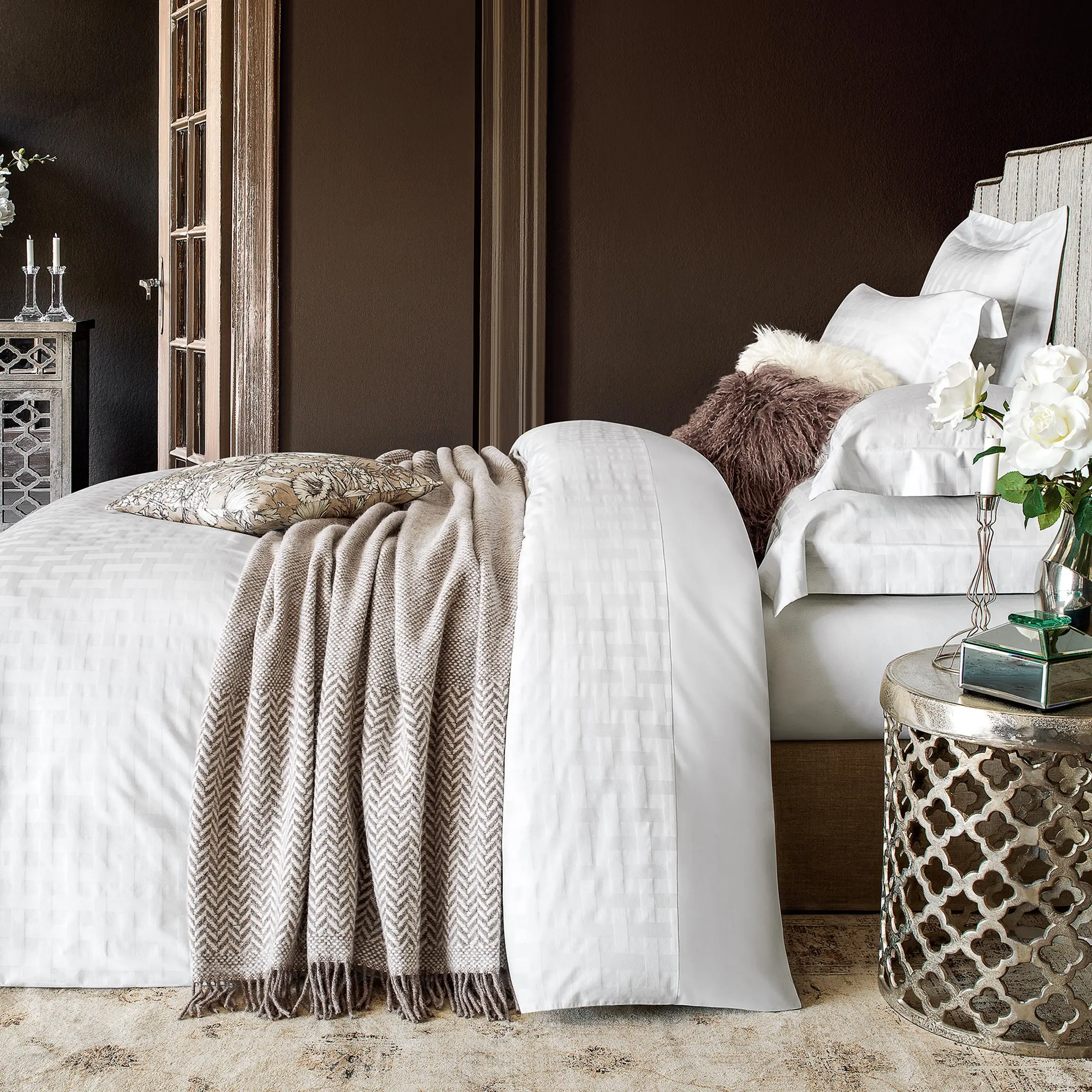 Flat Sheet - Avantgarde | White | Queen - Image 4