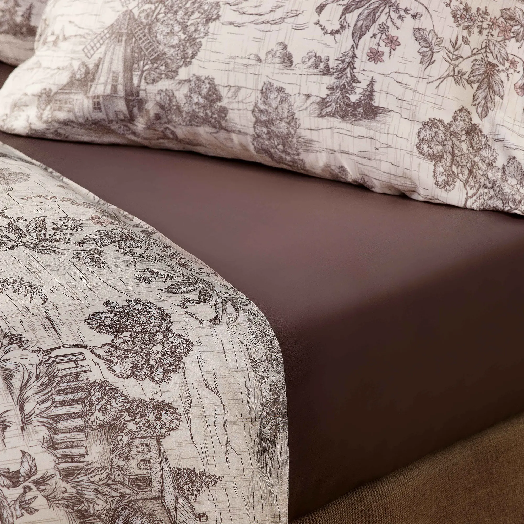 Flat Sheet - Chateau | Creamy Ecru | Queen