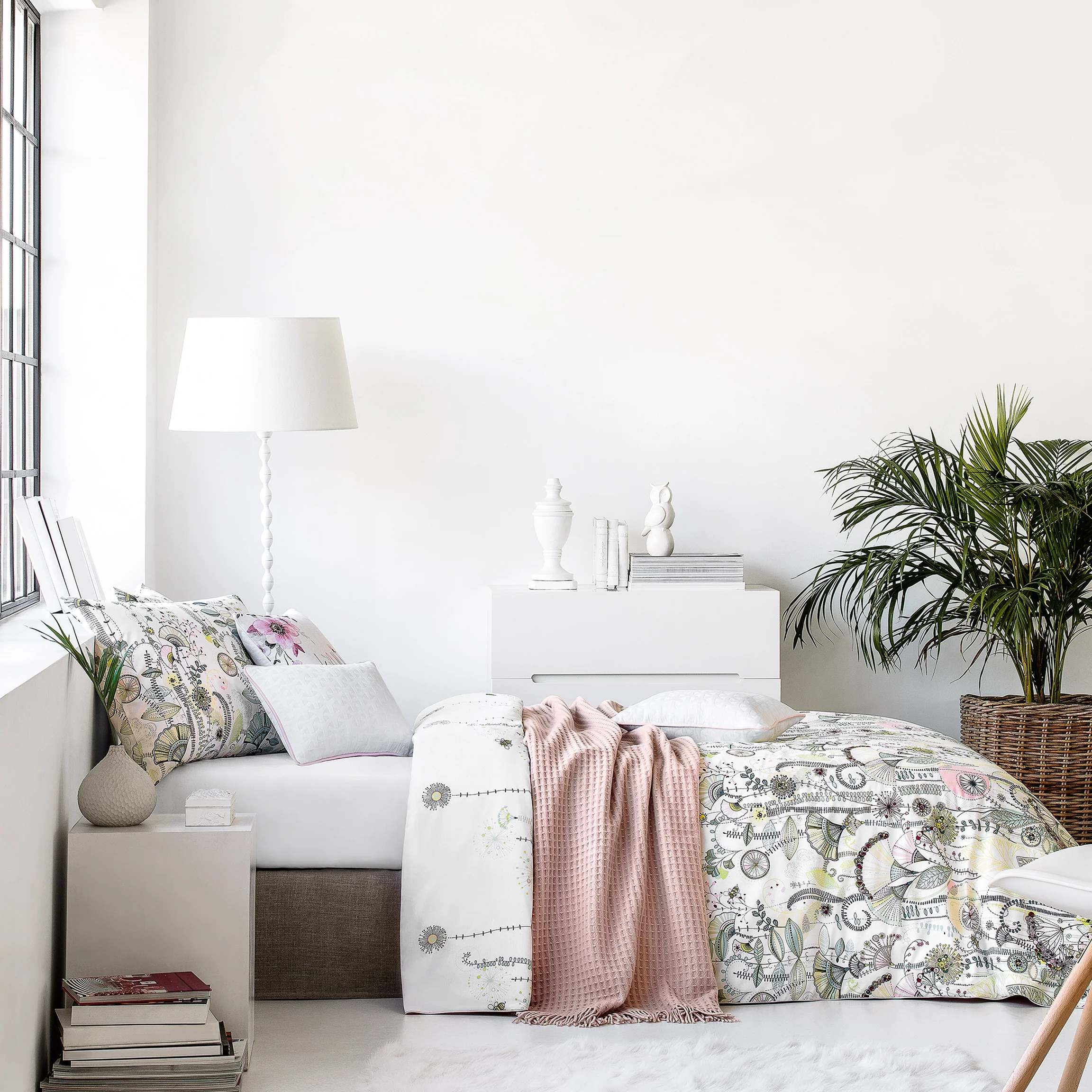 Flat Sheet - Ellie | White | Single - Image 3