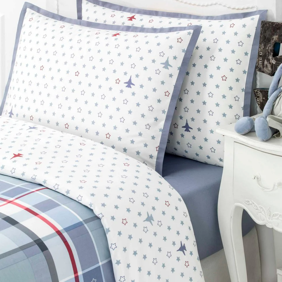 Flat Sheet - Julian | Blue | Single