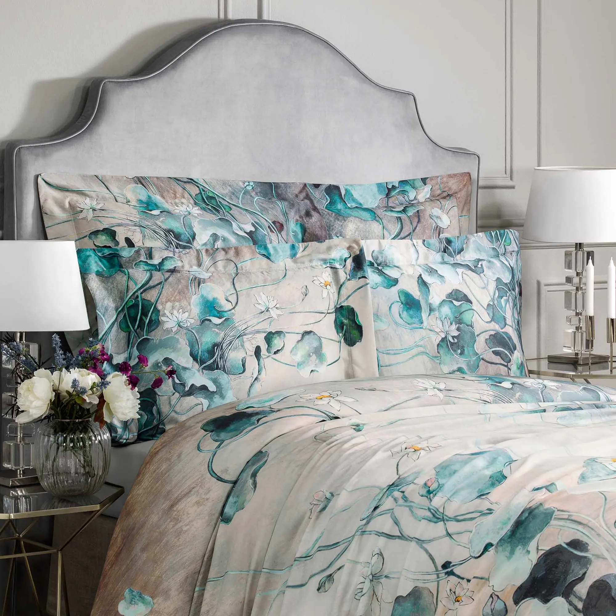 Flat Sheet - Lotus | Grey | Queen - Image 2