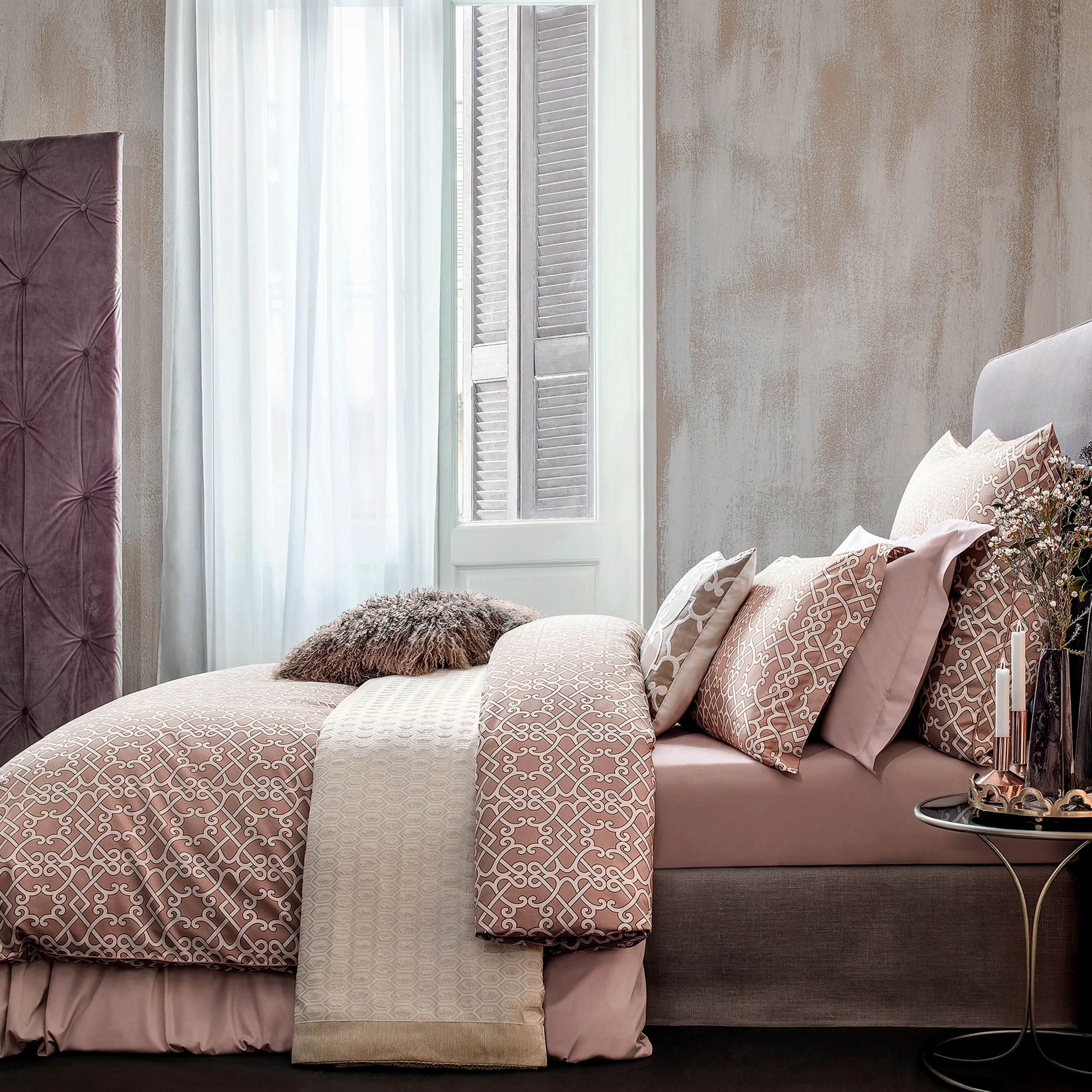 Flat Sheet - Monogram | Beige | Queen - Image 2