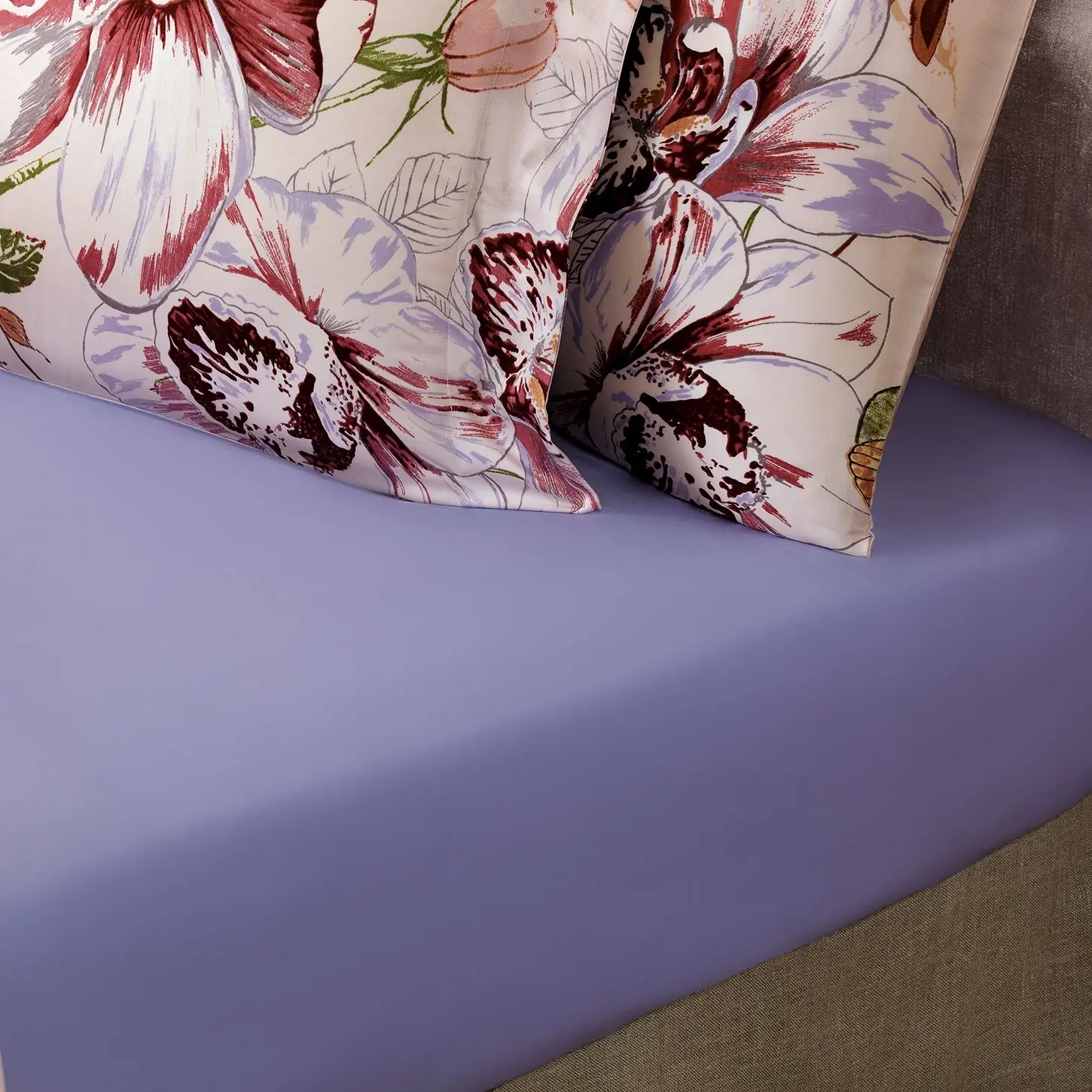Flat Sheet - Orchids | Light Lilac | Queen