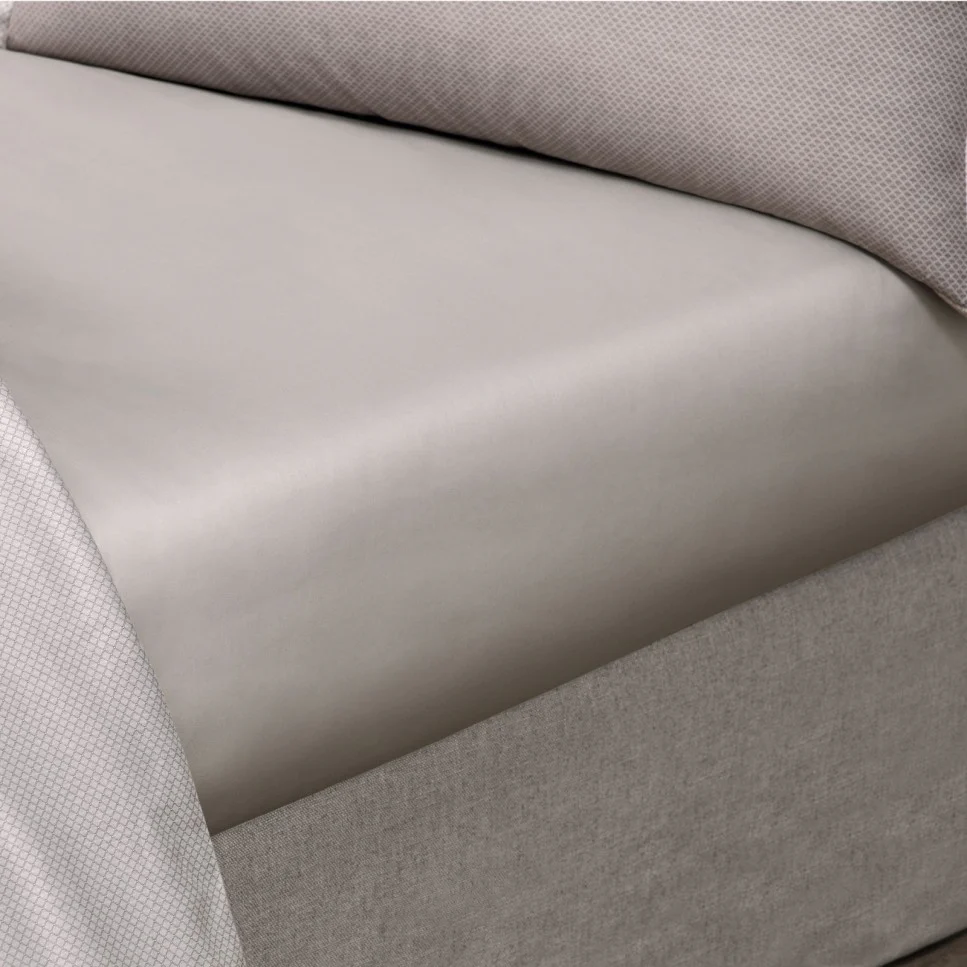 Flat Sheet - Orlando | Pale Gray/Brown | King