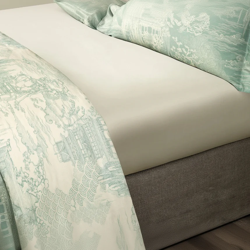 Flat Sheet - Pagoda | Beige | Super King