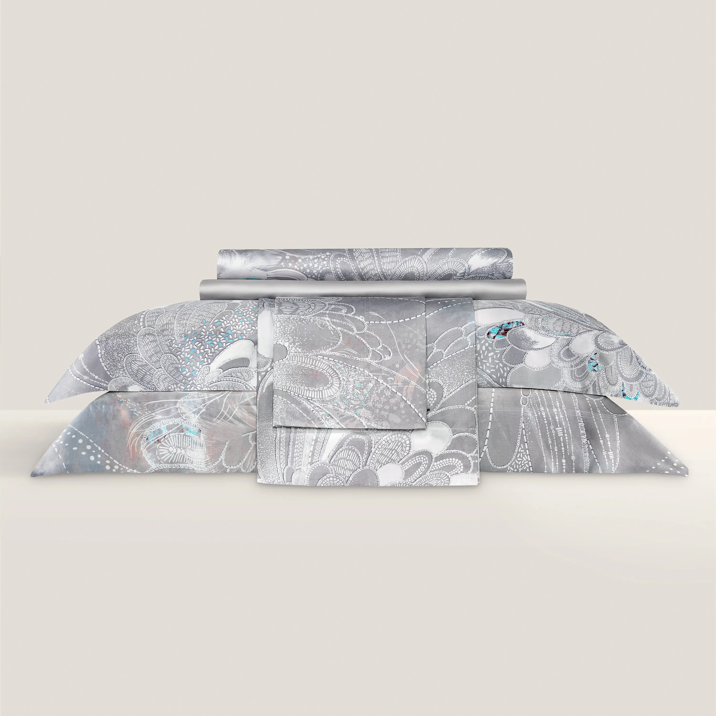 Flat Sheet - Perla | Grey | Queen - Image 3