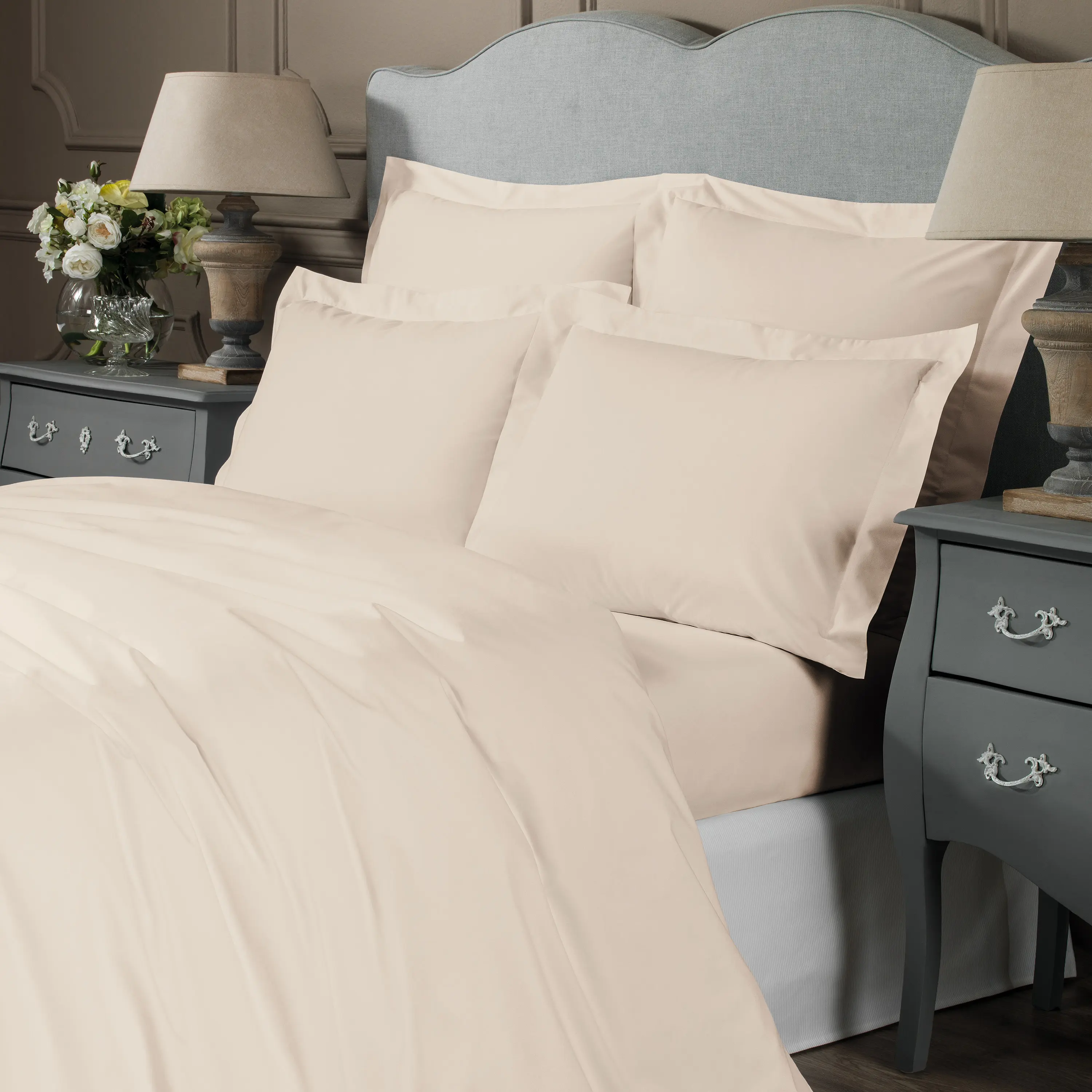 Flat Sheet - Royal | Ecru | Queen - Image 2