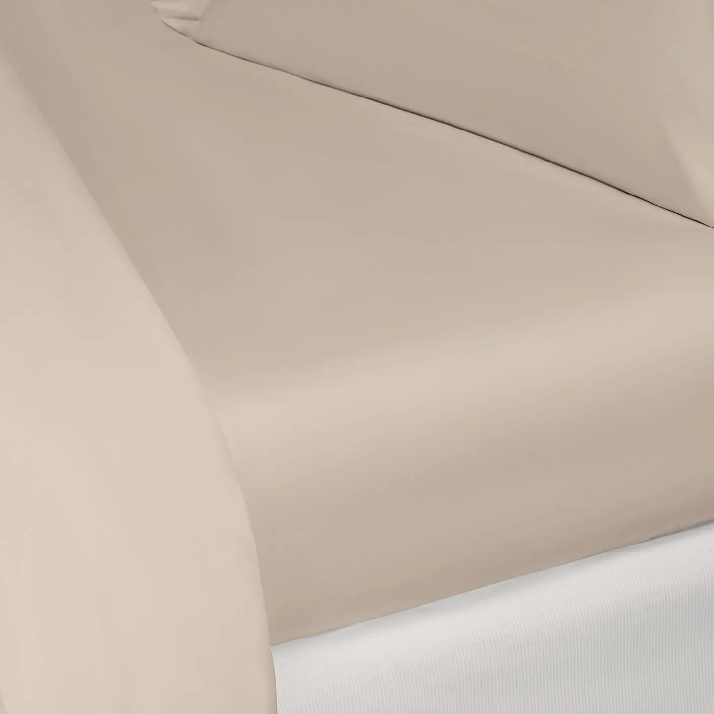 Flat Sheet - Royal | Light Beige | Queen
