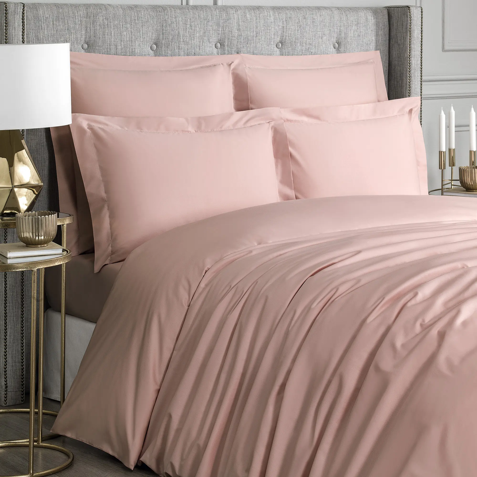 Flat Sheet - Royal | Pale Dusty Pink | Queen - Image 2