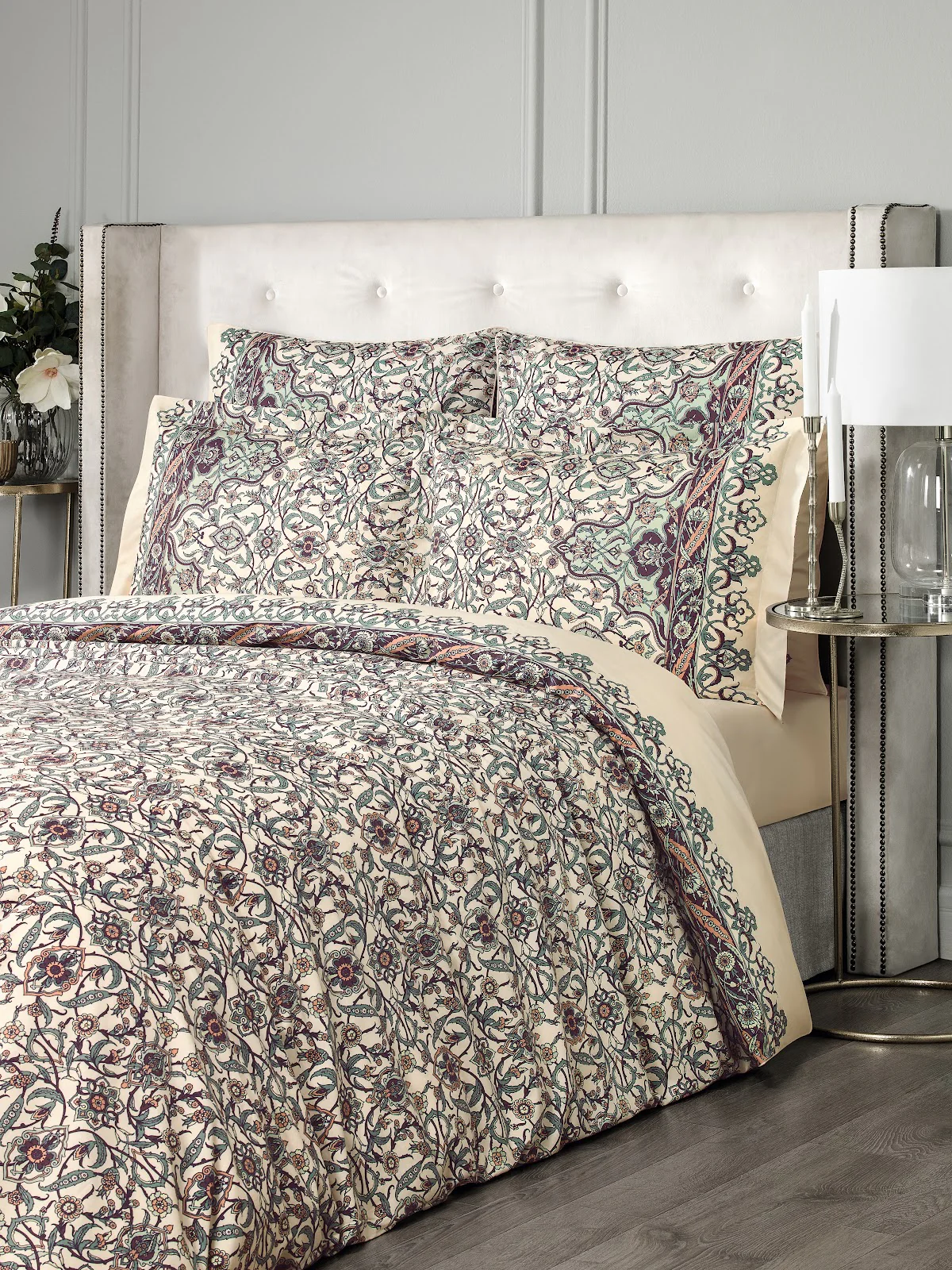 Flat Sheet - Samira | Ecru | Queen - Image 2