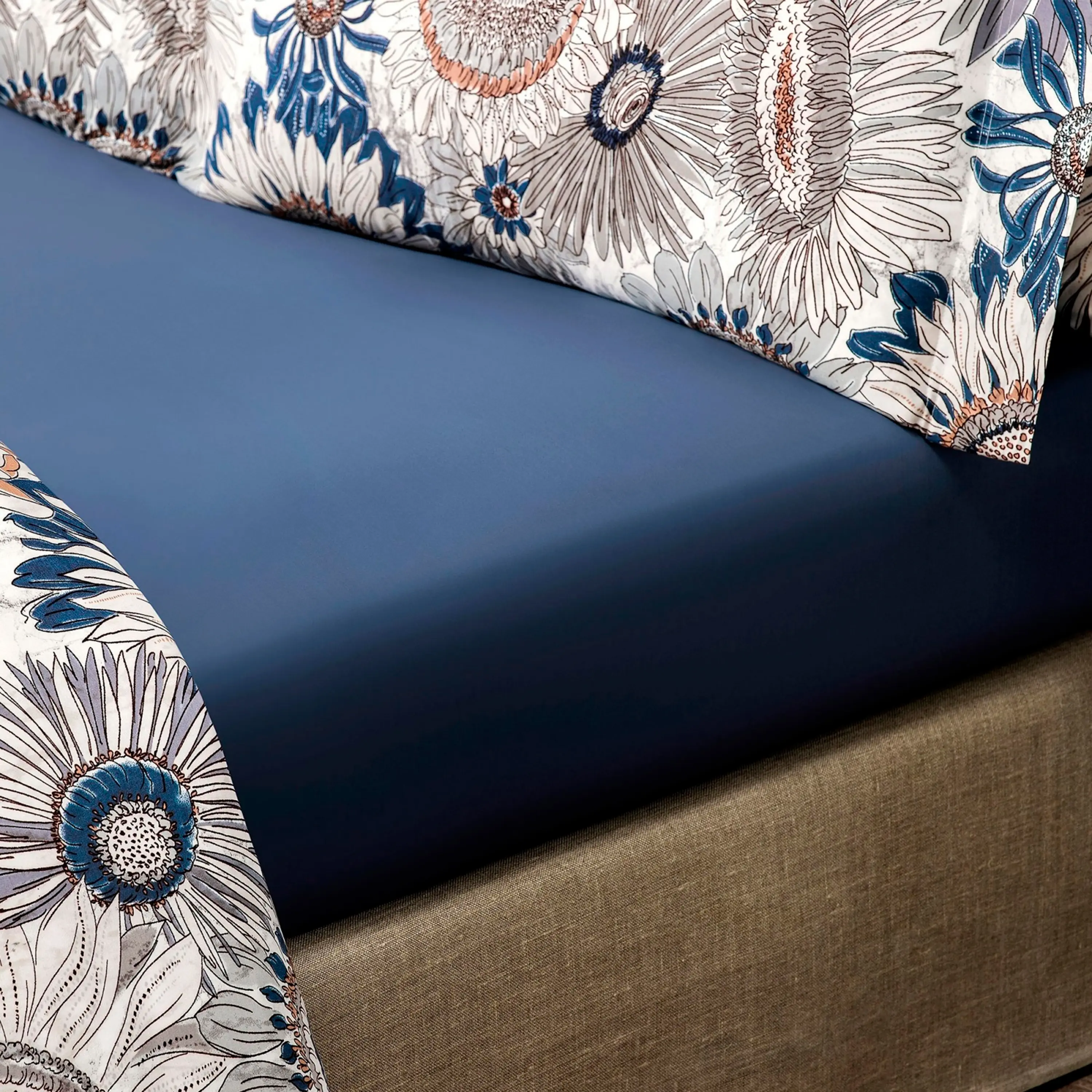 Flat Sheet - Stephanie | Blue | King