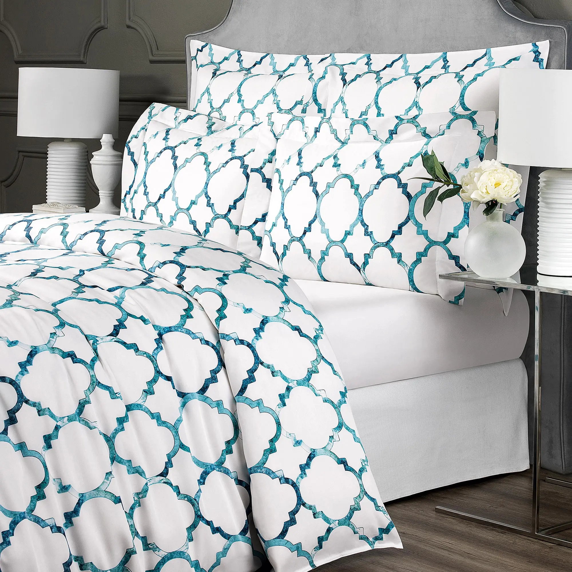 Flat Sheet - Taylor | White | Twin - Image 4