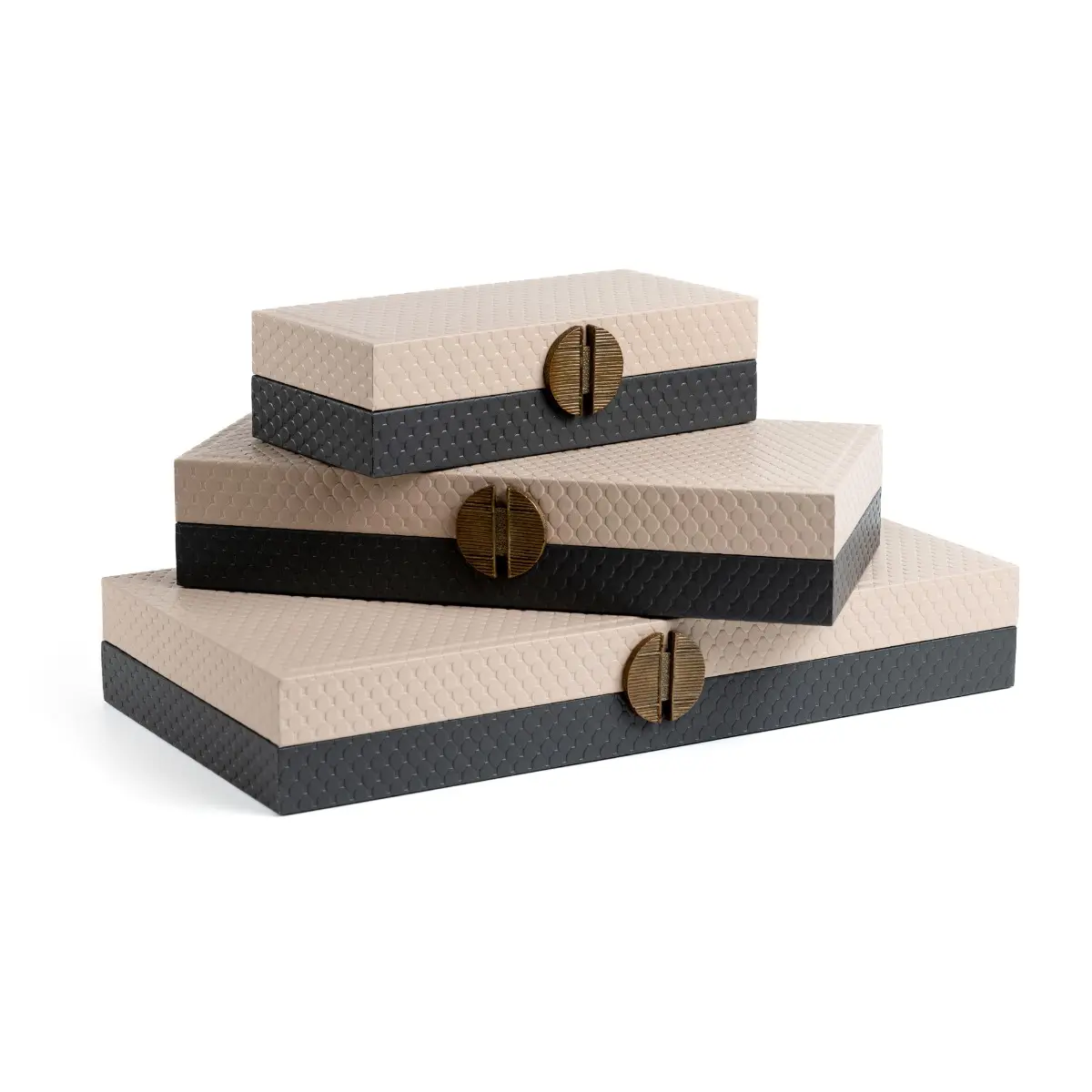 Jewelry Box - Urban | Beige | 14" x 8" x 2" - Image 3