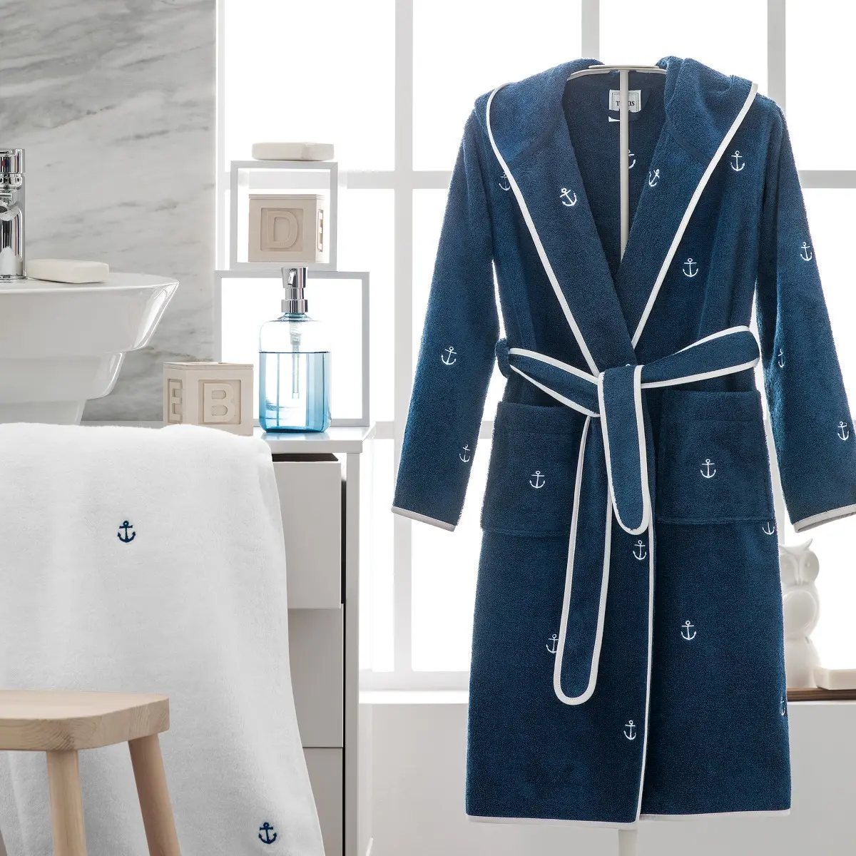 Kids | Bathrobe - Cruise | Blue | 98-104 cm
