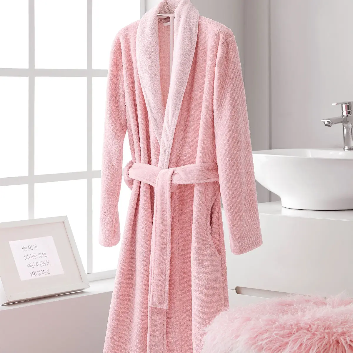 Kids | Bathrobe - Rene | Pink | 146 cm
