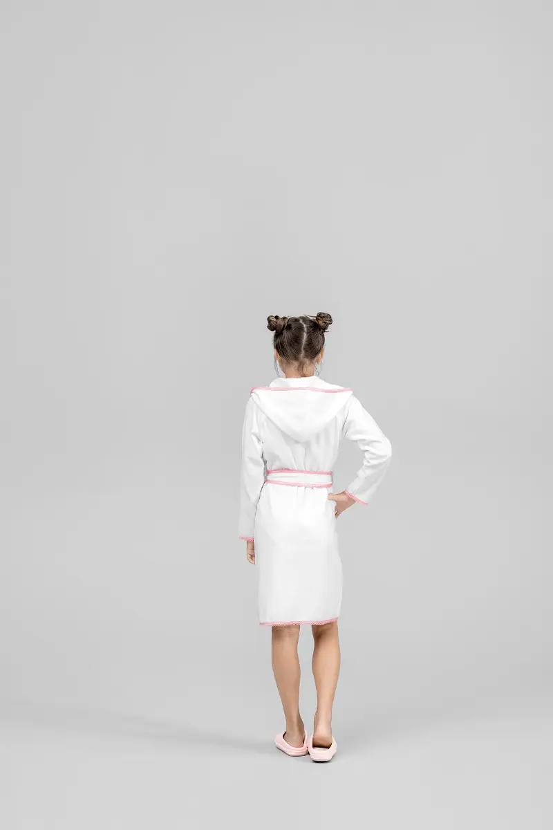 Kids | Bathrobe - Tracy | White | 98-104 cm - Image 3
