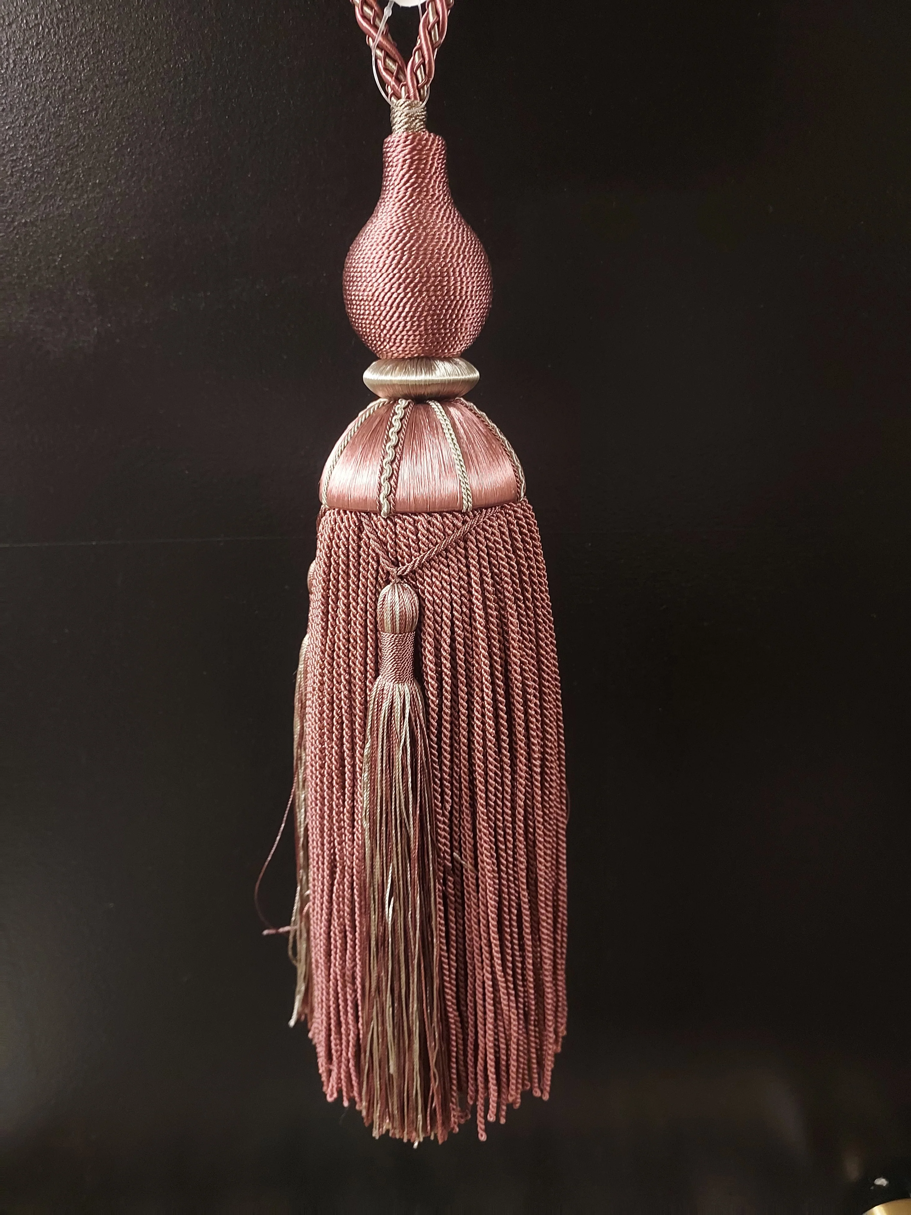 Olympia TasselTieback | Dusty Red | One Size