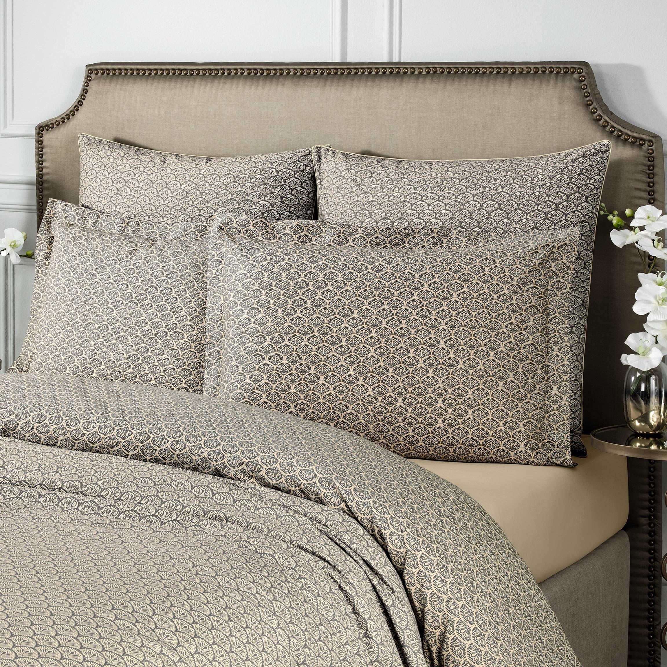 Pillowcase - Art Deco | Brown | Euro