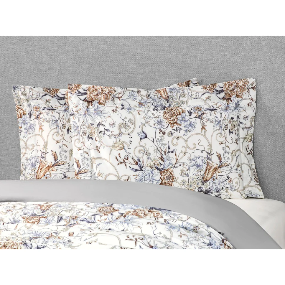 Pillowcase - Carol | Snow/White/Light Gray/Beige | Euro - Image 2