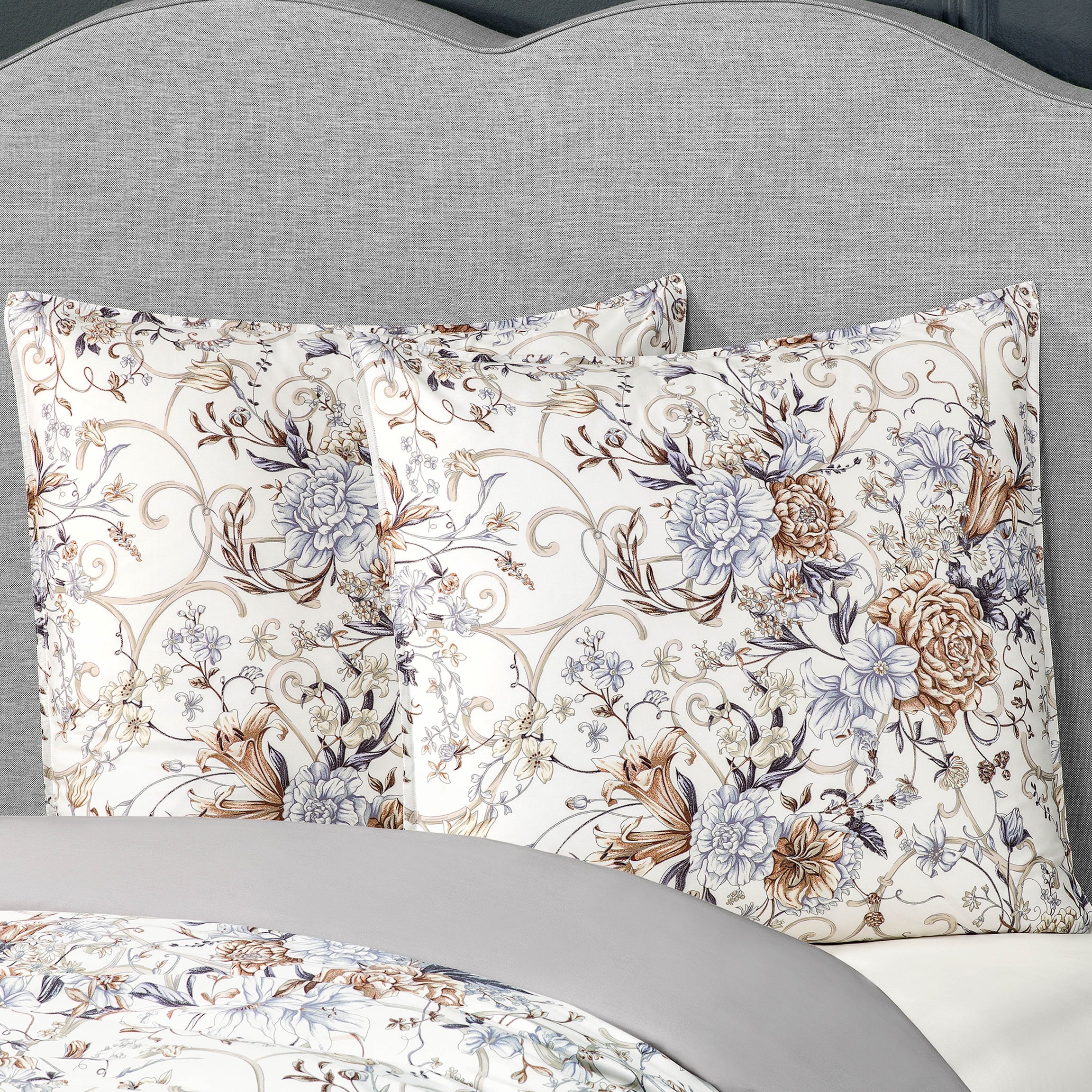 Pillowcase - Carol | Snow/White/Light Gray/Beige | Euro - Image 5