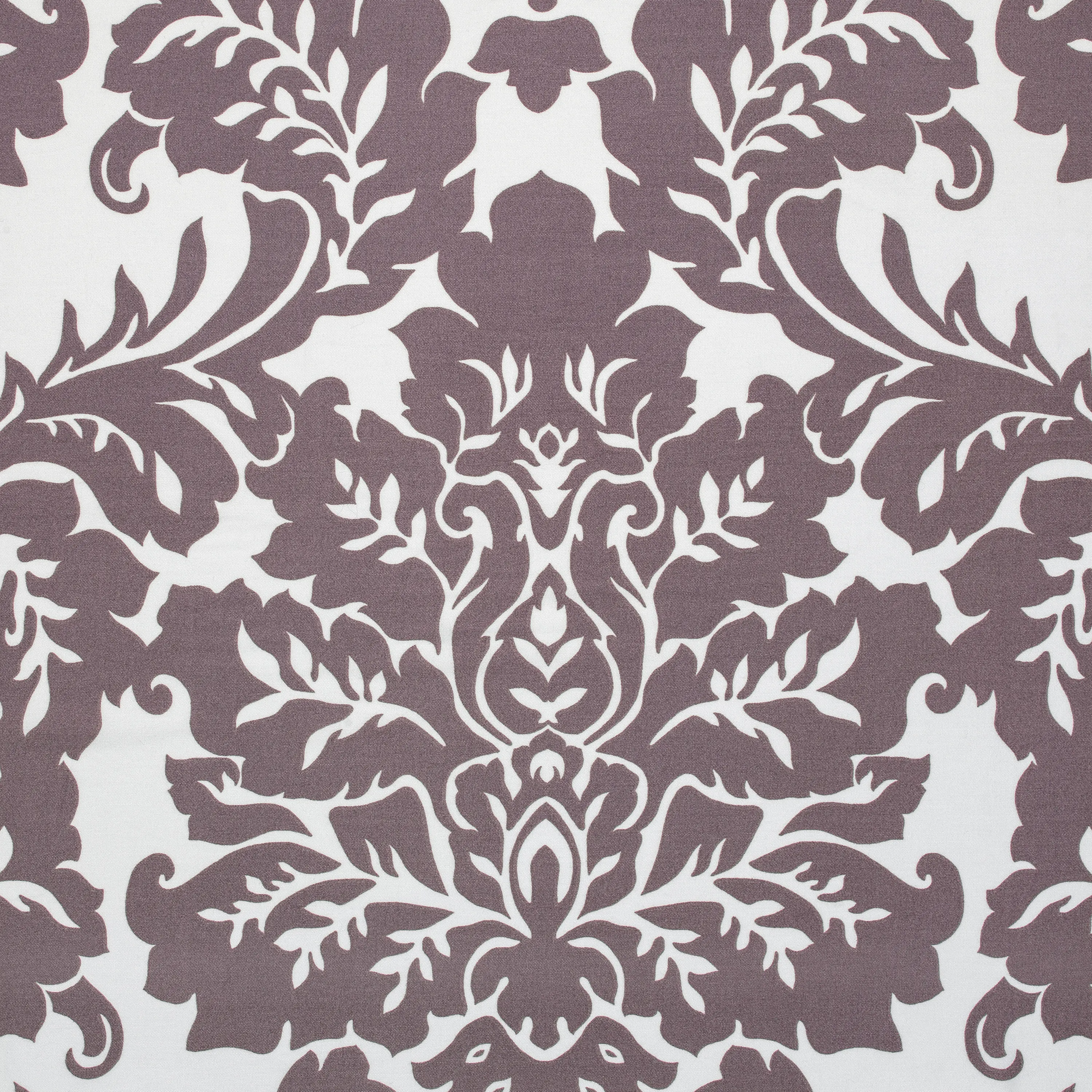 Pillowcase - Damask | Dusty Gray/Brown/Ivory | Decor - Image 3
