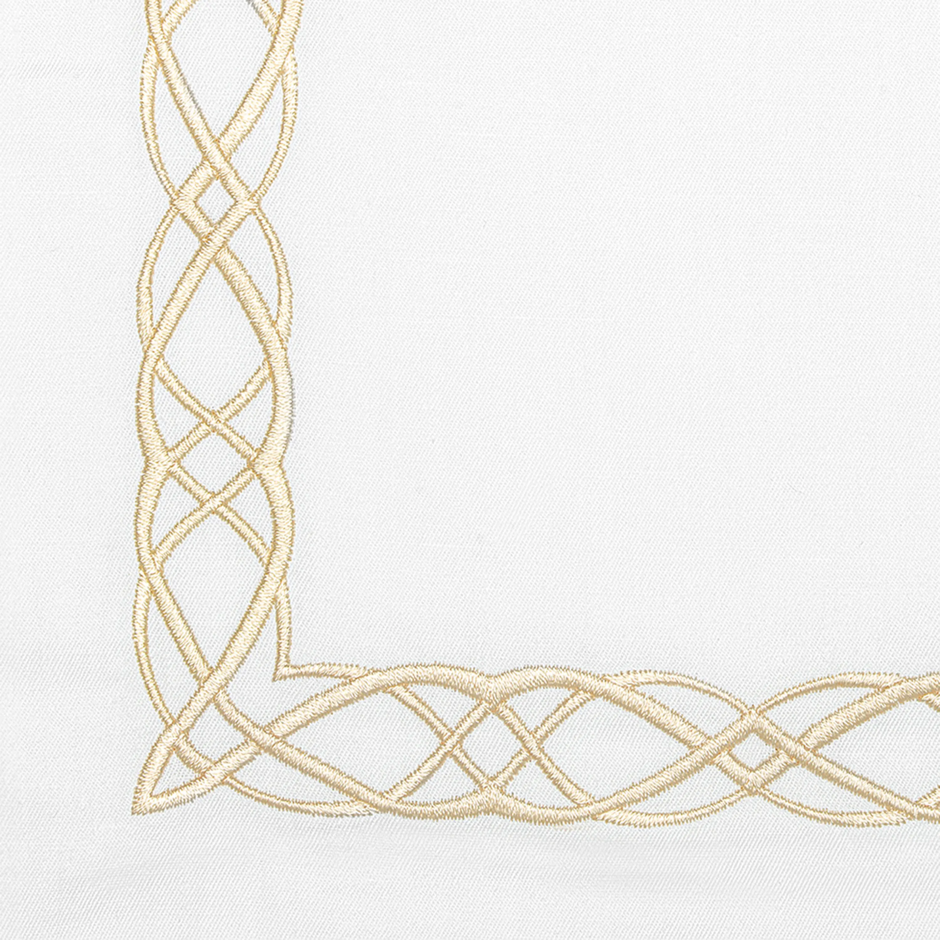 Pillowcase - Mia | White/Gold | Euro - Image 4